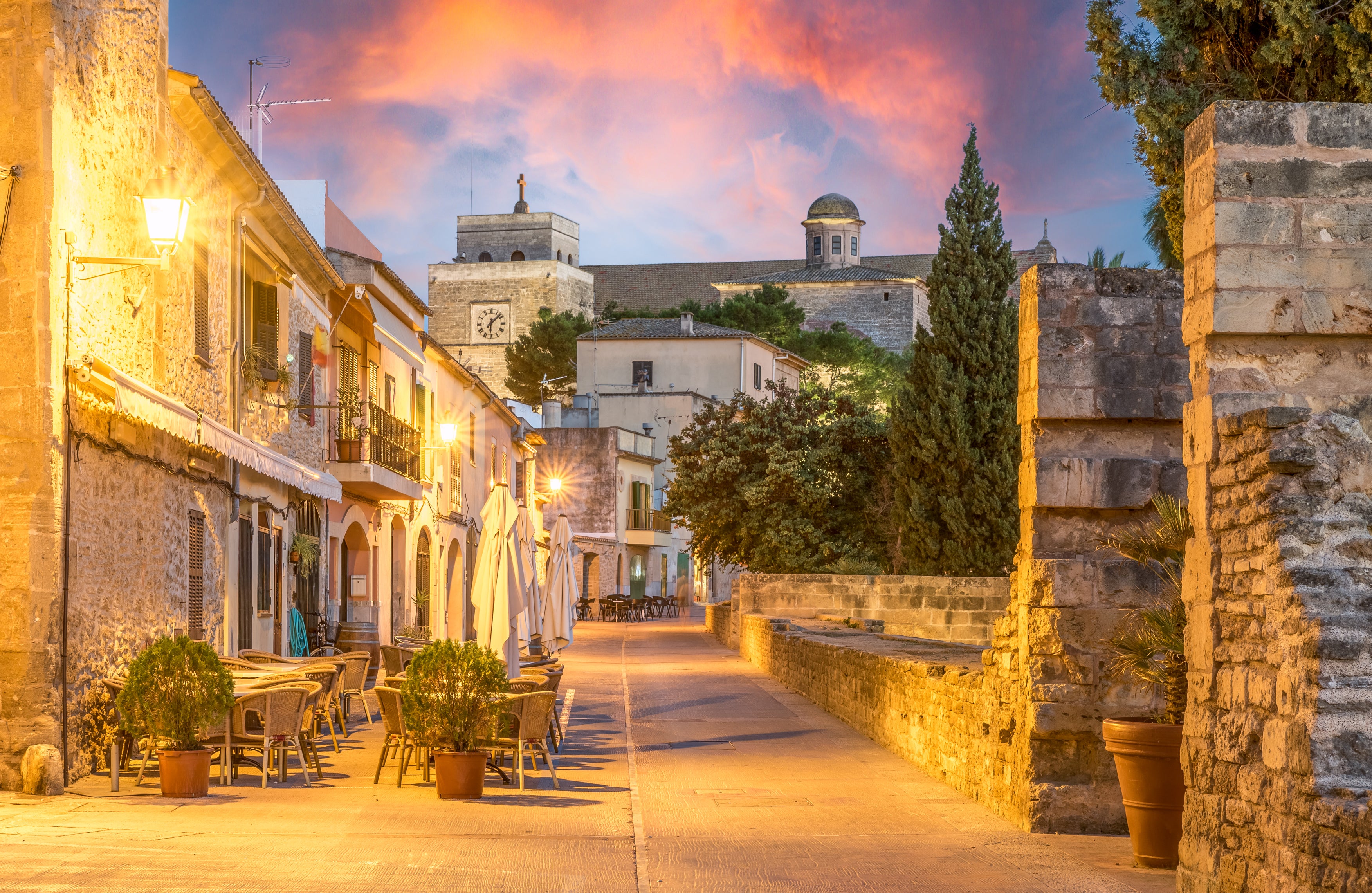 1. Visit Alcúdia's Old Town - Landscape with Alcudia Old Town in Palma de Mallorca