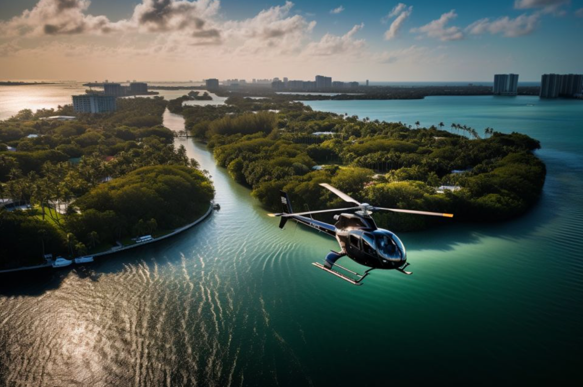 10. Miami South Beach and Downtown Helicopter Tour