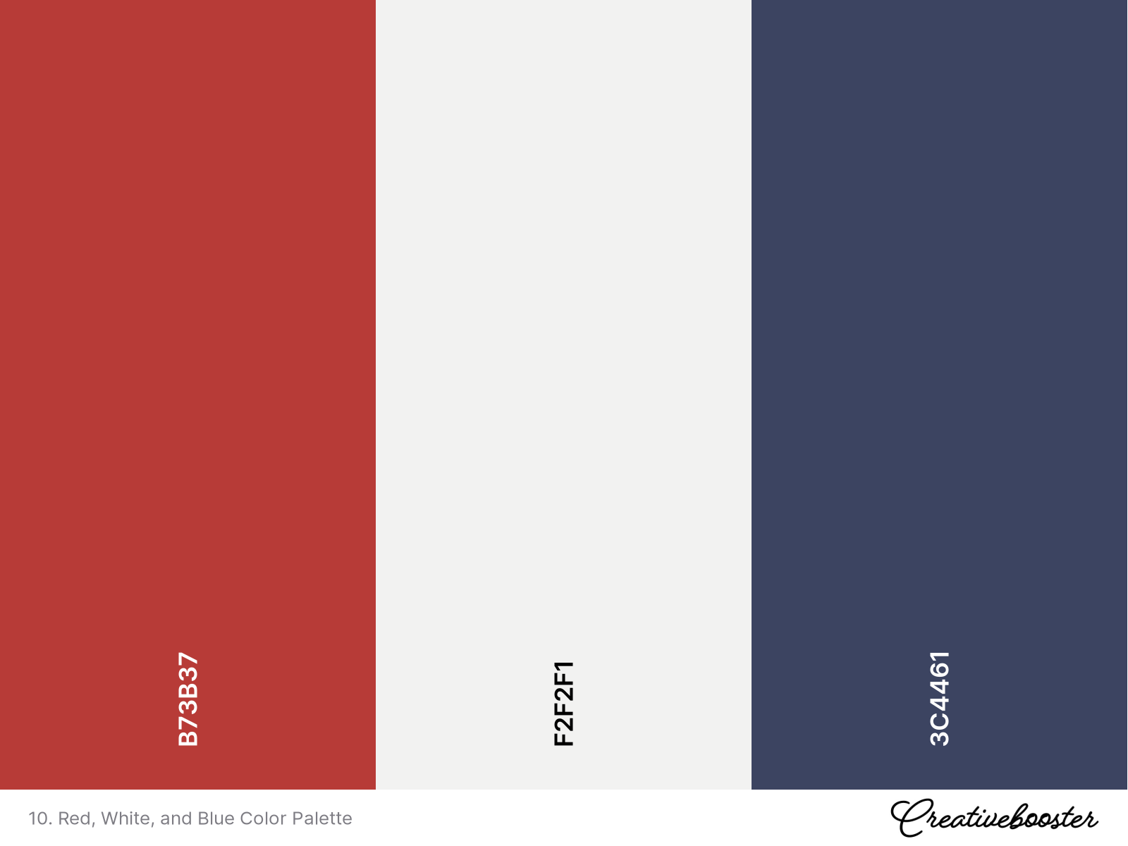 10. Red, White, and Blue Color Palette