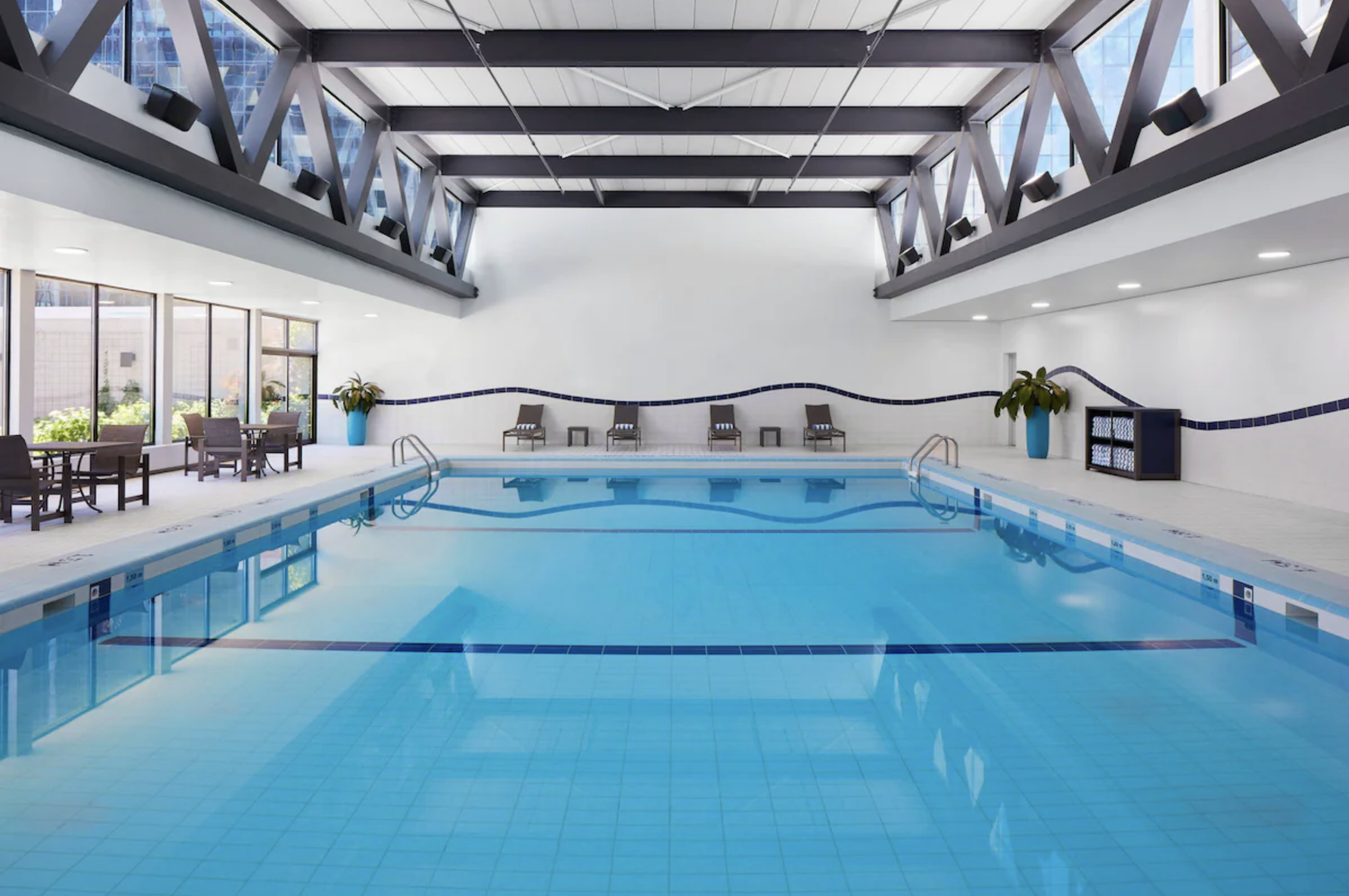 11. Delta Hotels by Marriott Ottawa City Centre - Indoor pool, open 600 AM to 1000 PM, sun loungers
