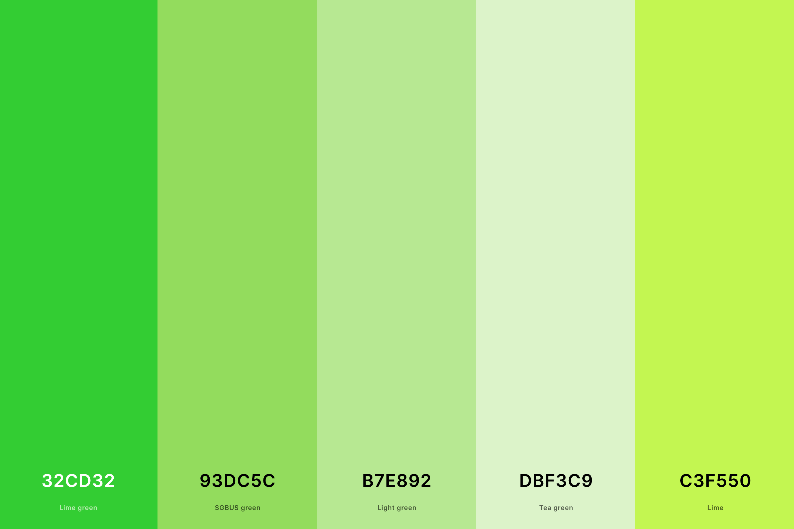 11 Latest Color Schemes with White And Green Color tone combinations, 2023
