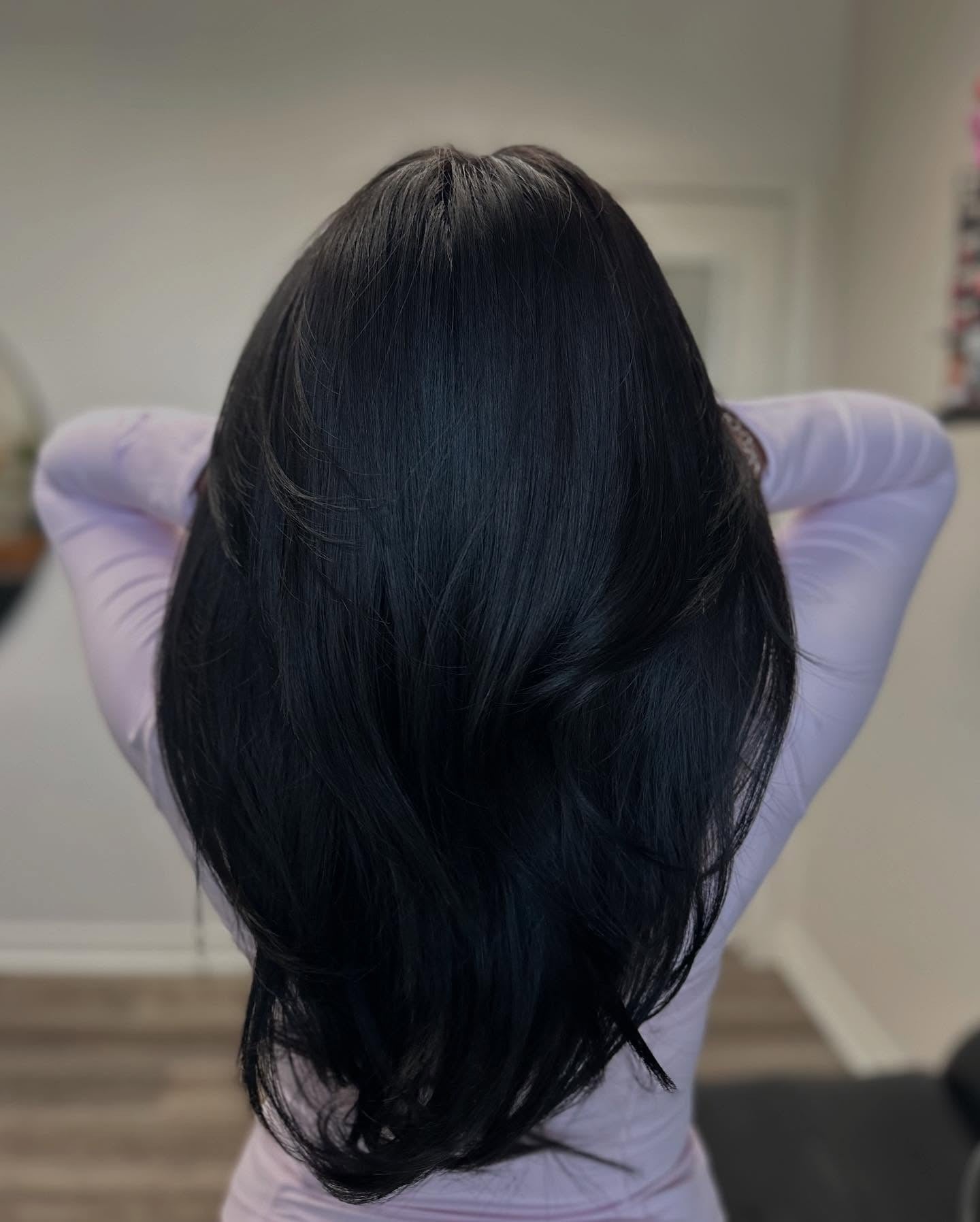 12. Satin Midnight Layers (Dark Hair Color)