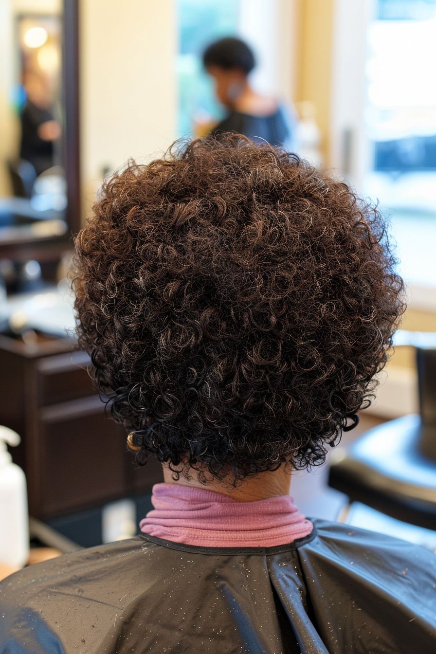 12. Tapered Afro - Short Haircuts For Older Women
