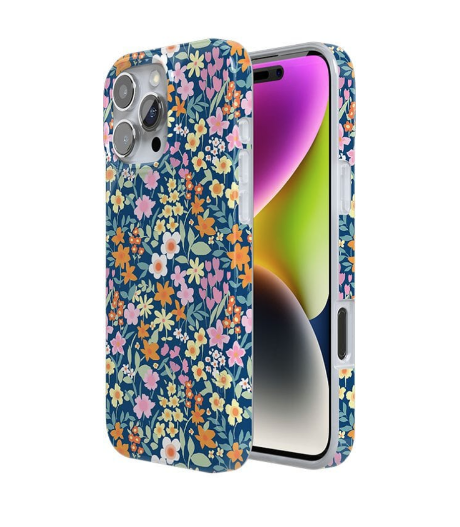 12. Wildflower Meadow Case in Navy (Flower Phone Cases)