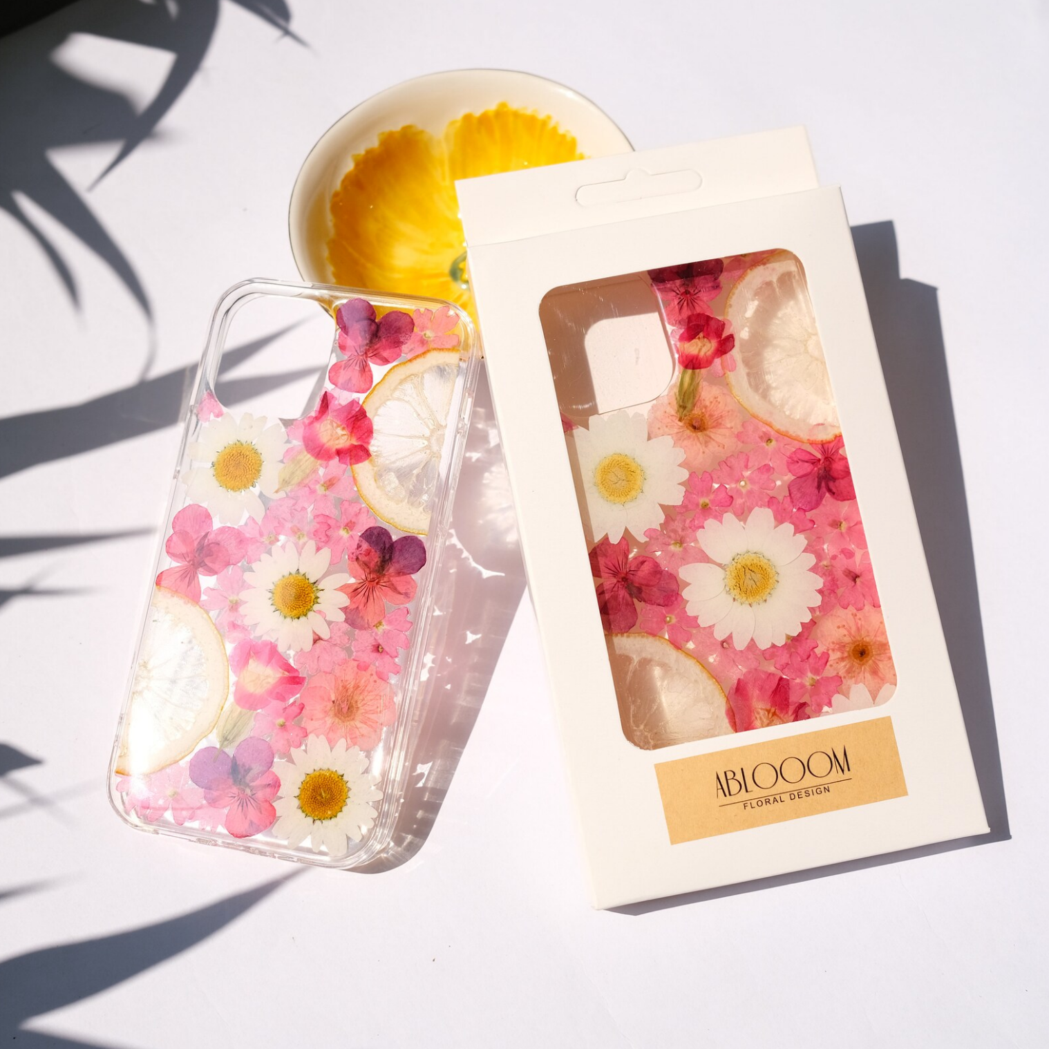 19. Citrus Bloom Case in Pink (Flower Phone Cases)