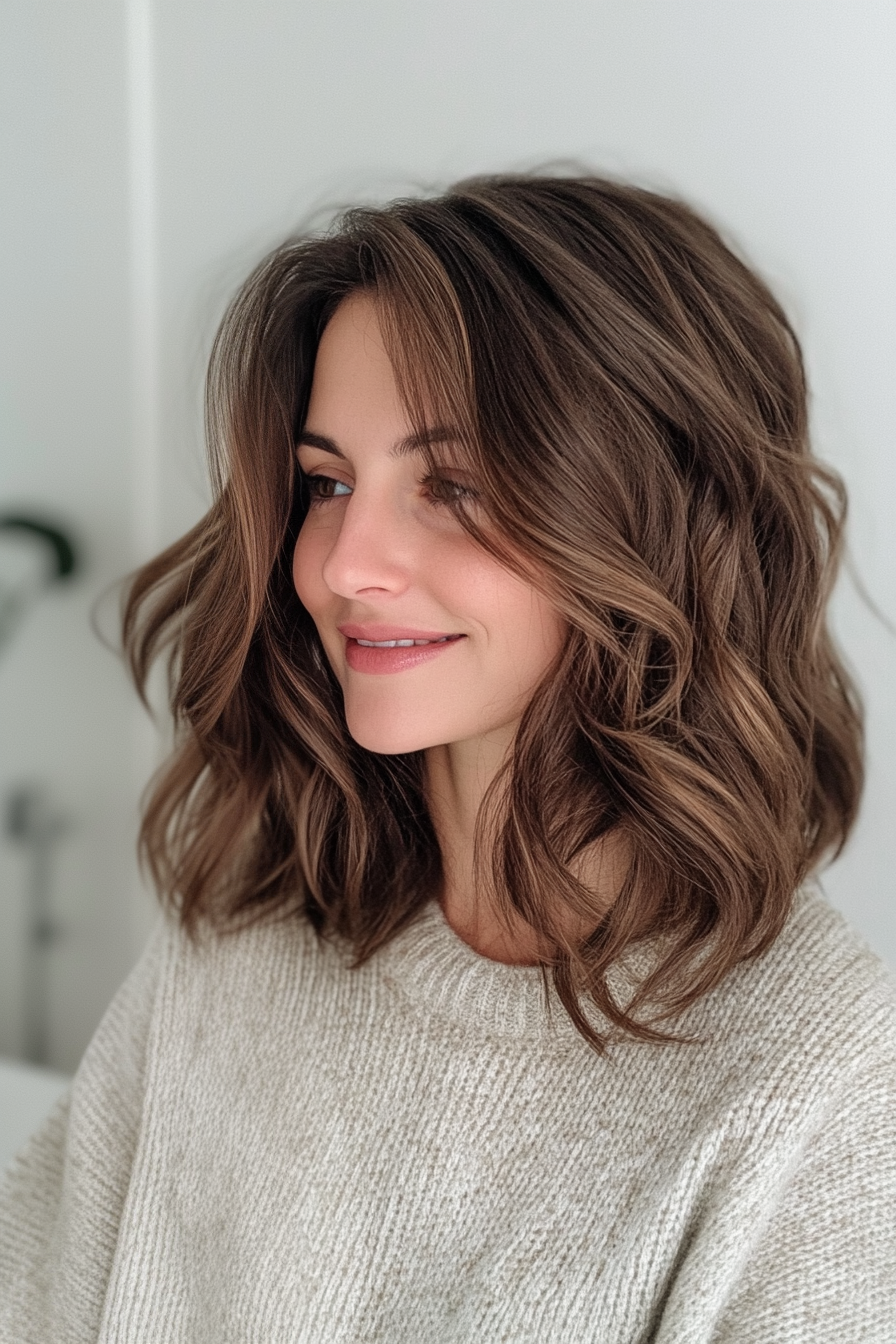 24. Rich Espresso Shag with Voluminous Layers (Layered Shag Haircuts) - Layered Shag Haircuts