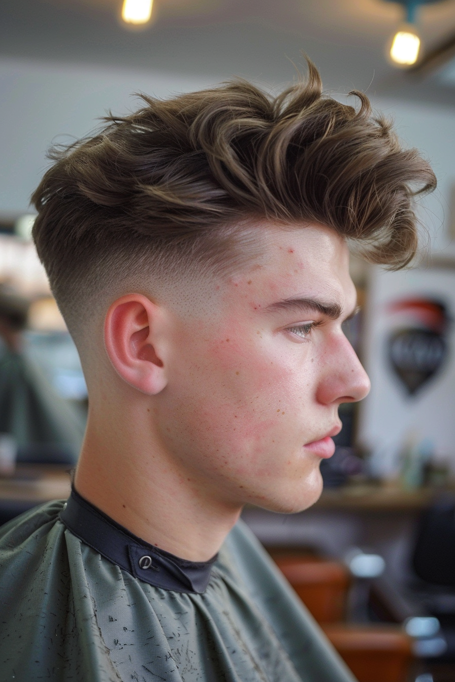 27. Textured Quiff (Short Haircuts For Men) - Short Haircuts For Men