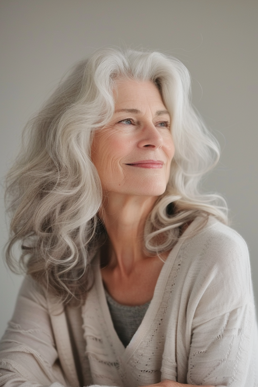 36. Soft Curls - Hairstyles For Women Over 70