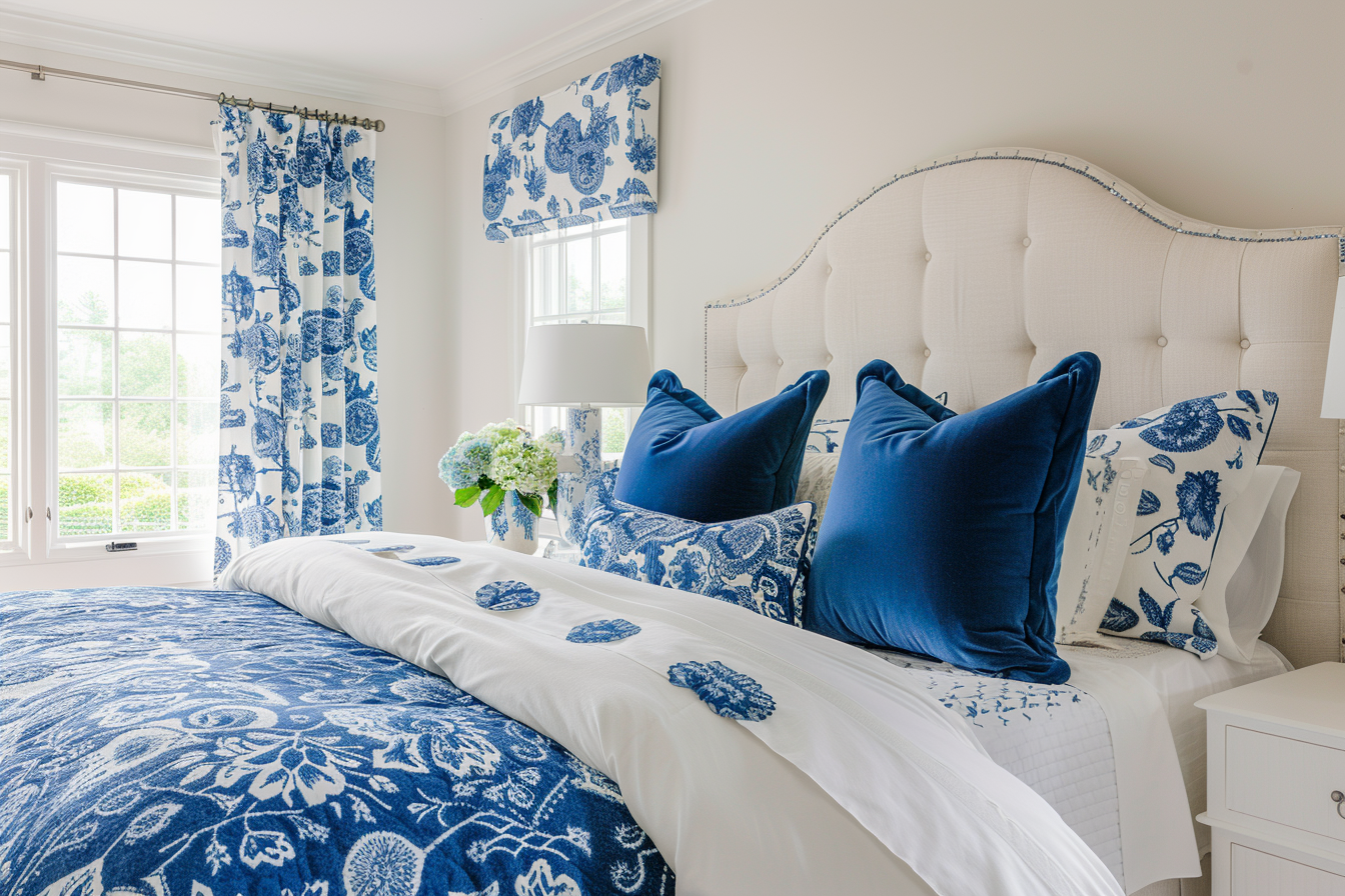 60 Elegant Blue and White Bedroom Design and Decor Ideas – CreativeBooster