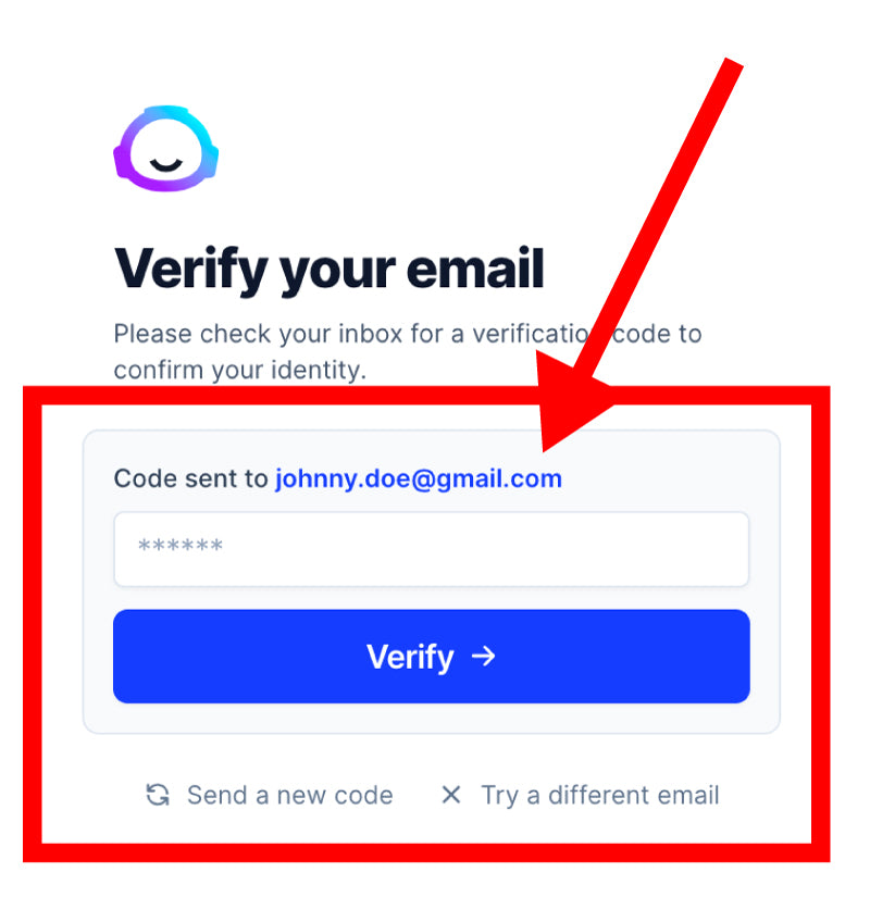 4. Jasper verify email