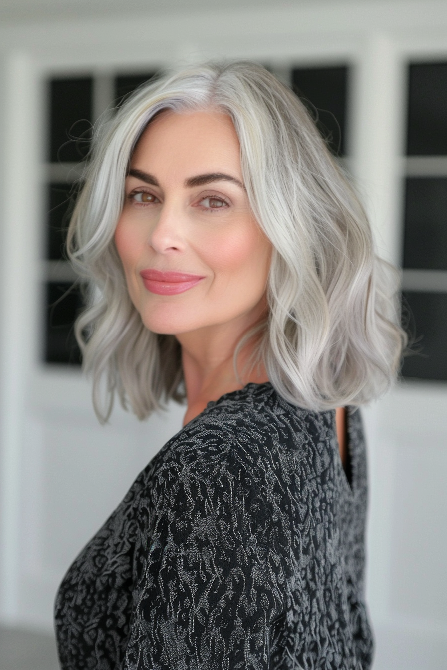 4. Soft Waves - Short Haircuts For Older Women