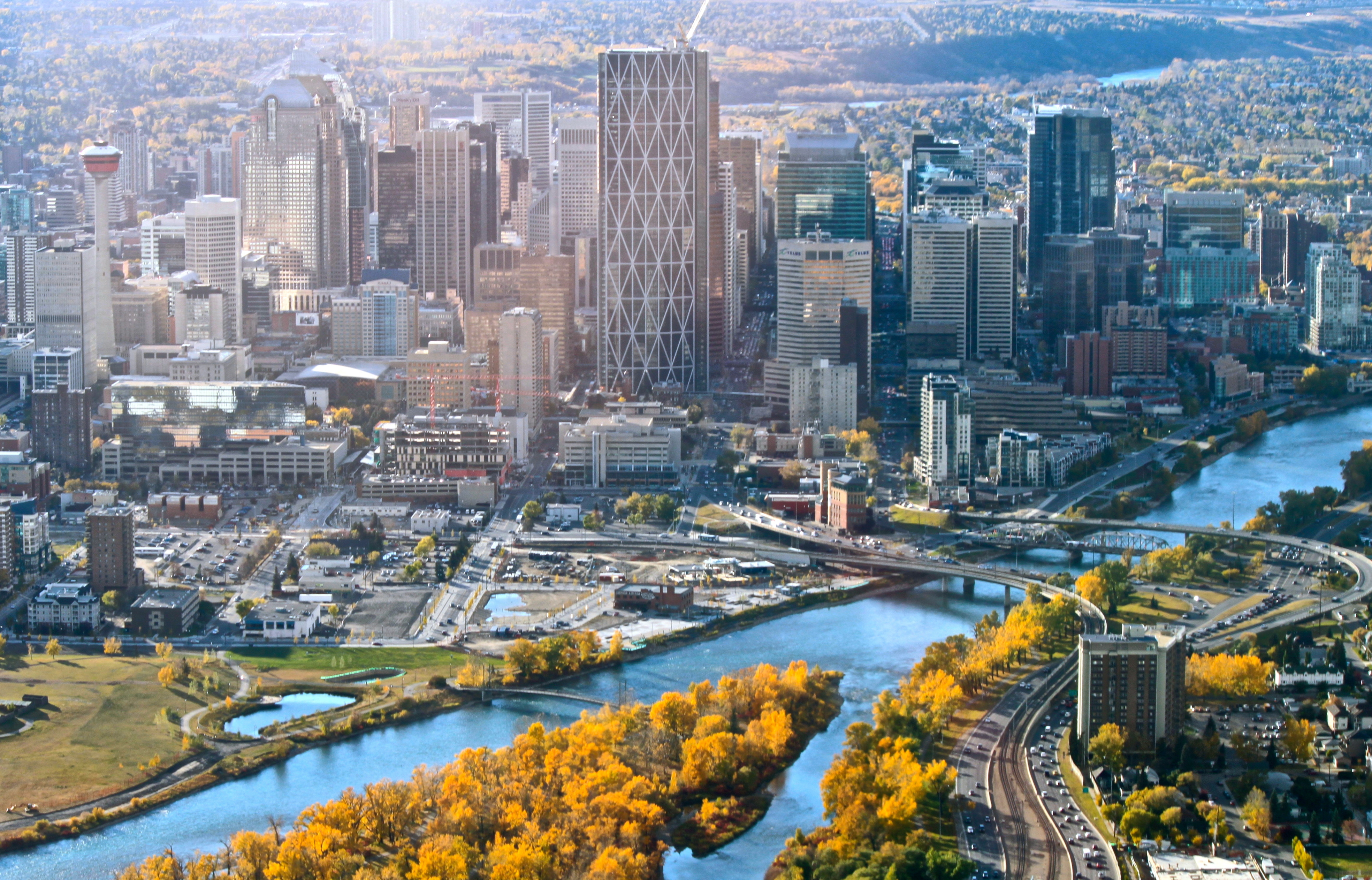 5. Calgary - Best for Single-Day Visitors - CALGARY SKYLINE