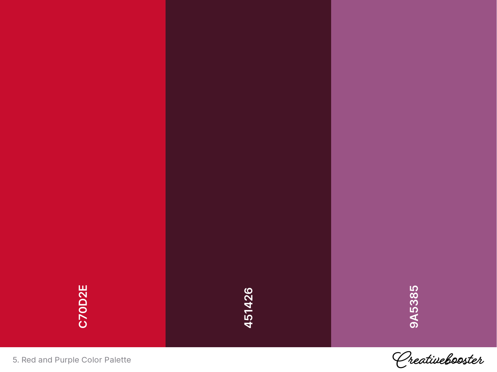 5. Red and Purple Color Palette
