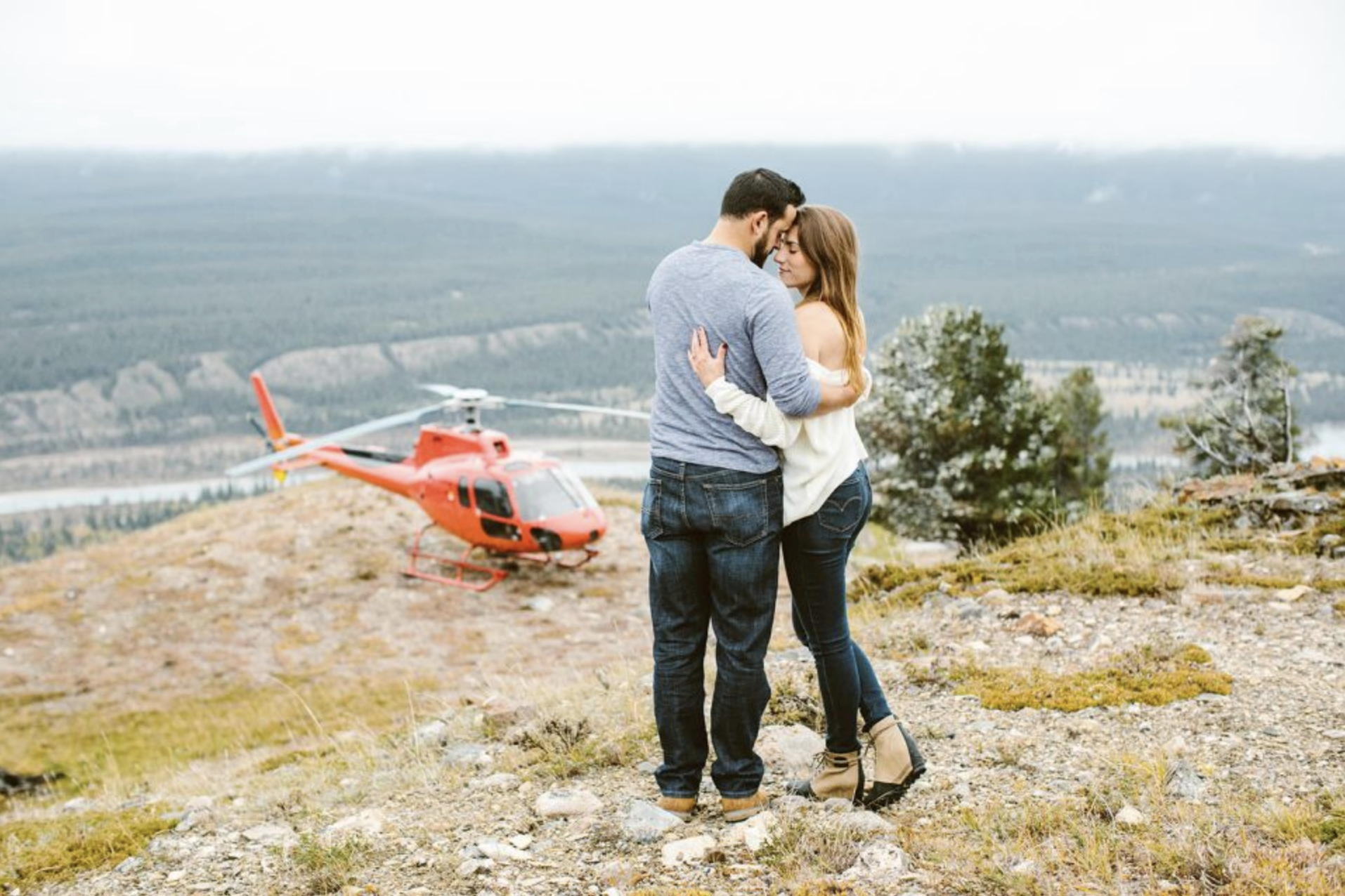 6. Canadian Rockies Private Helicopter Tour and Hike for Two