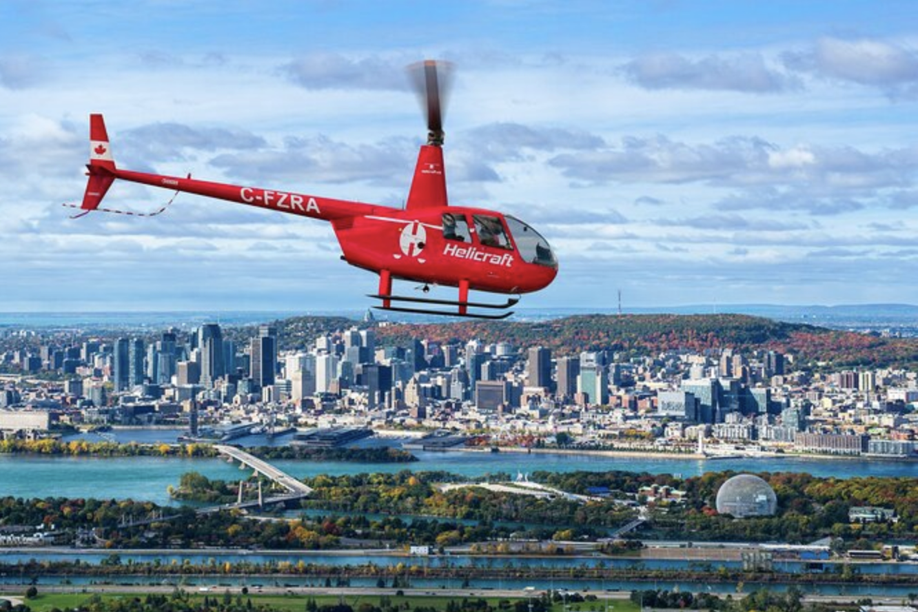 6. Helicopter Tour Over Montreal