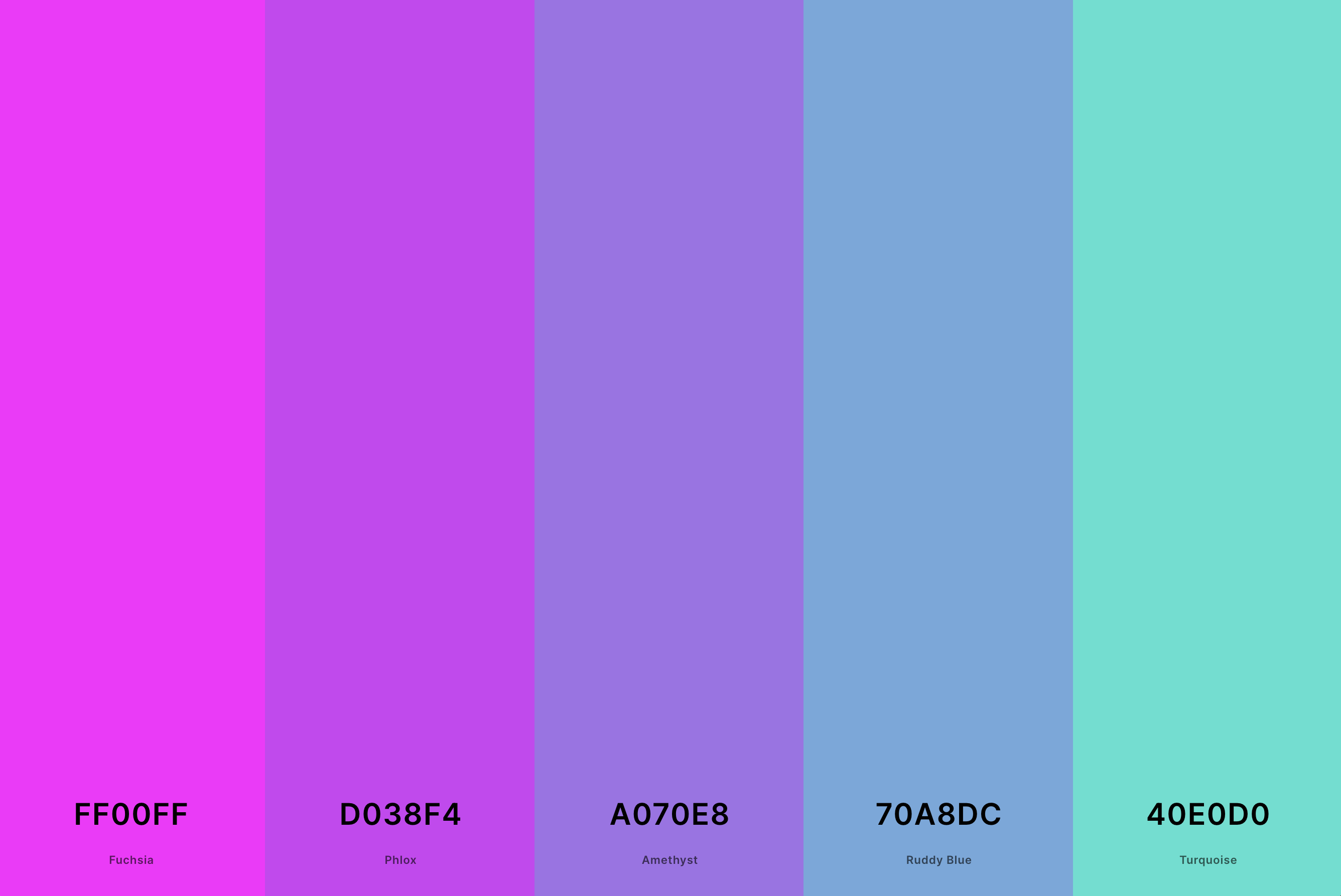 Magenta cheap color palette