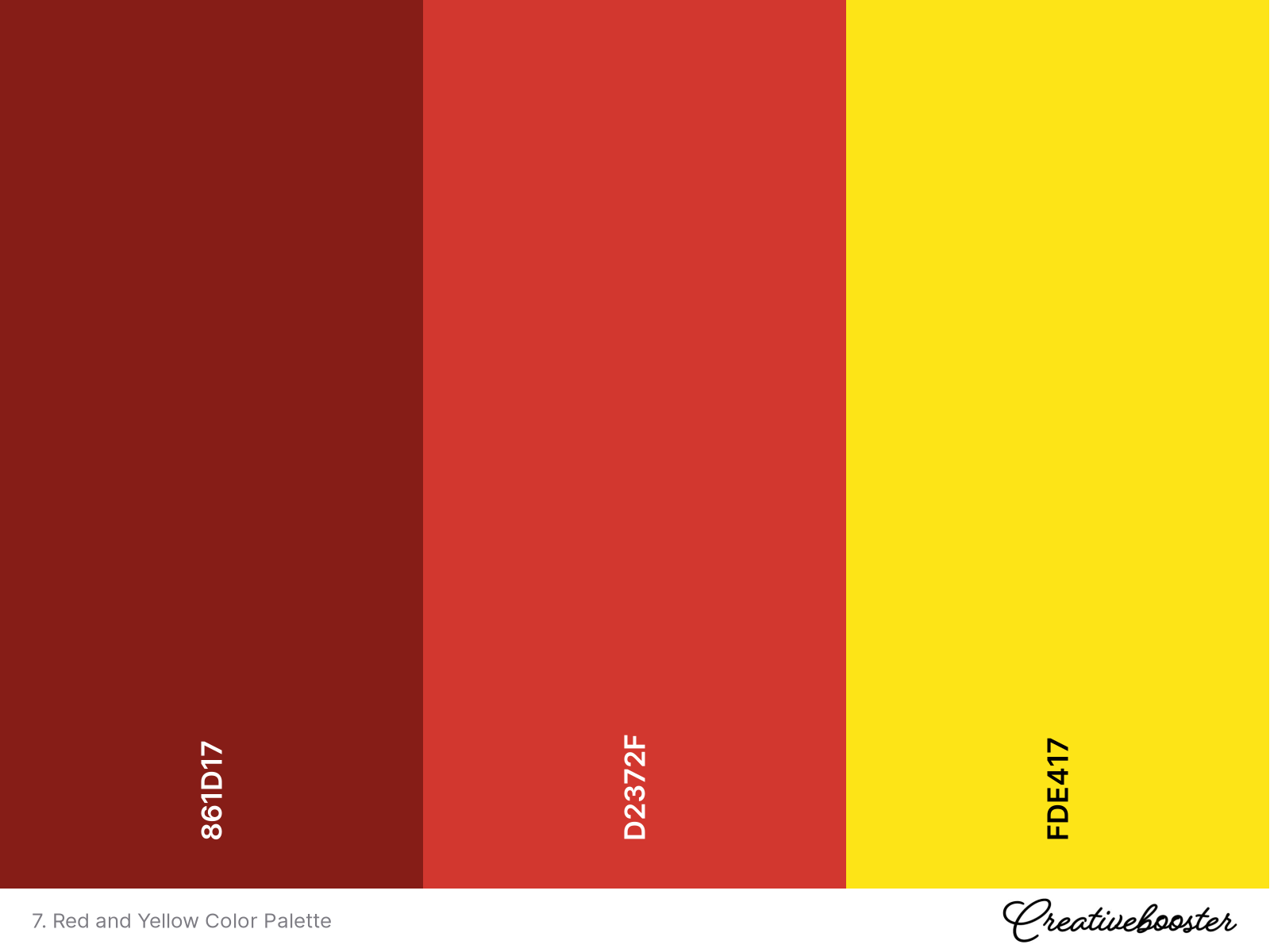 7. Red and Yellow Color Palette