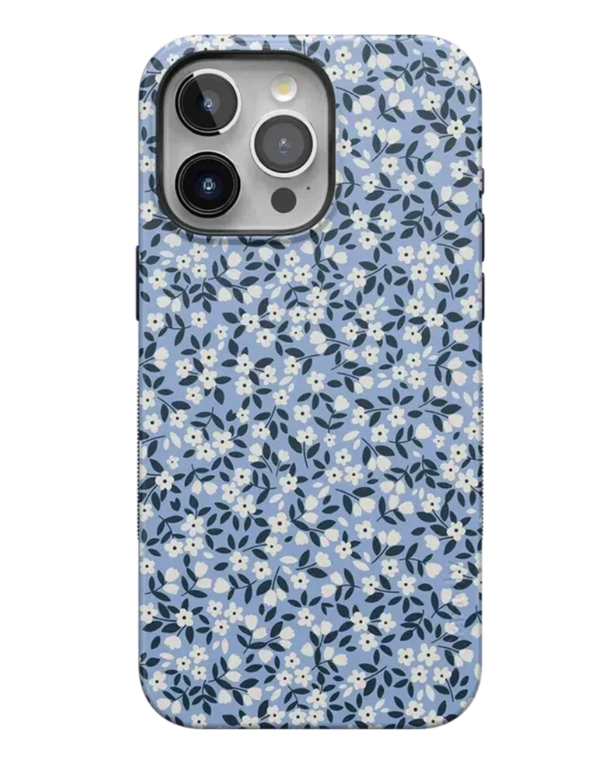 9. Blue Blossom Scatter Case (Flower Phone Cases)