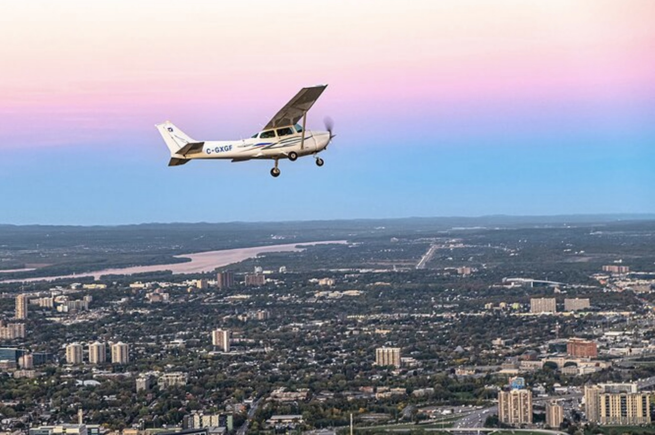 9. Fly over the City of Ottawa by plane