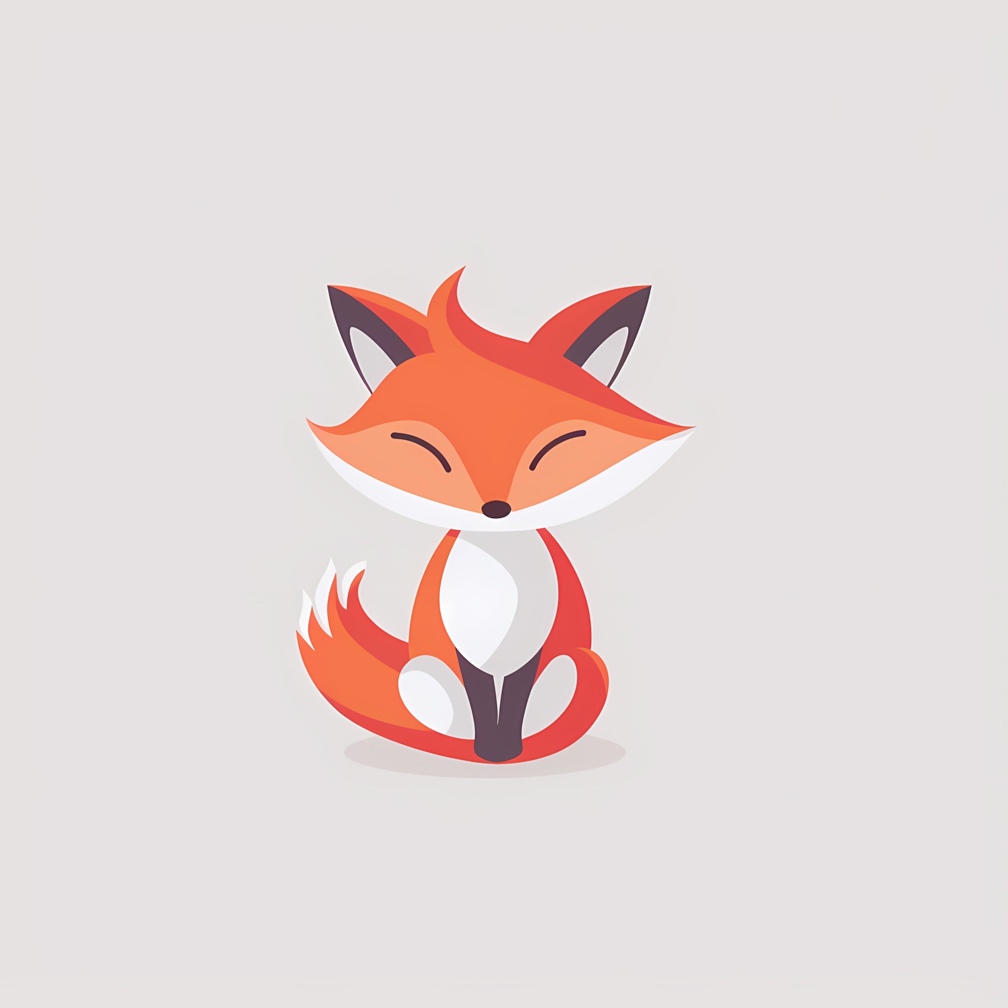 Minimalistic Vector Fox Design Ideas