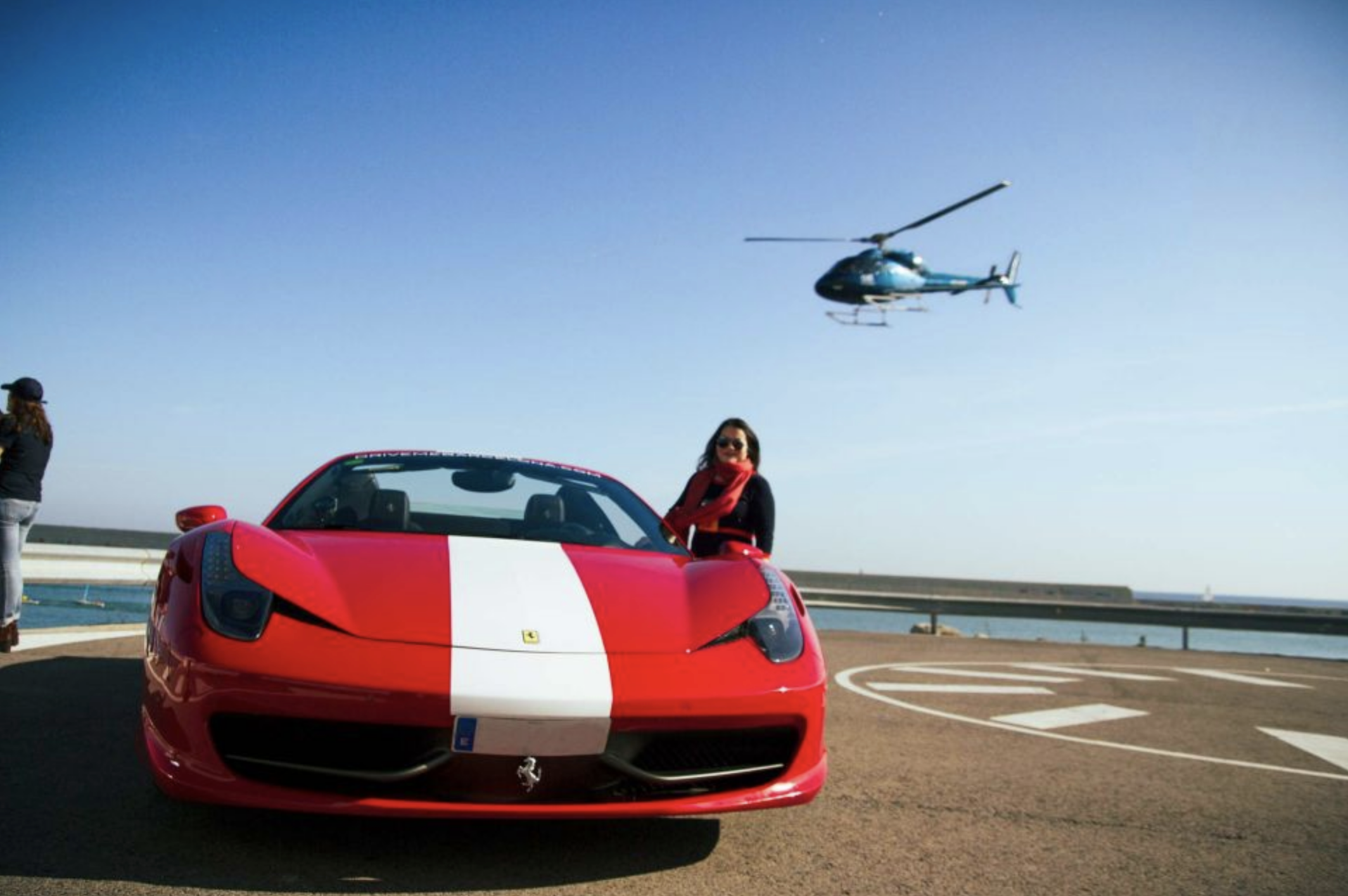 Barcelona Ferrari Driving and Helicopter Experience