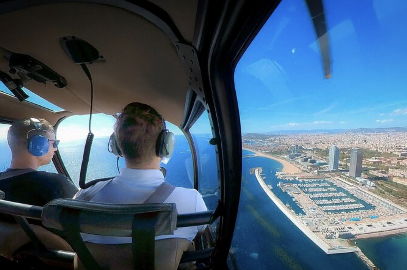 Barcelona Helicopter Flight Unique View from The Sky