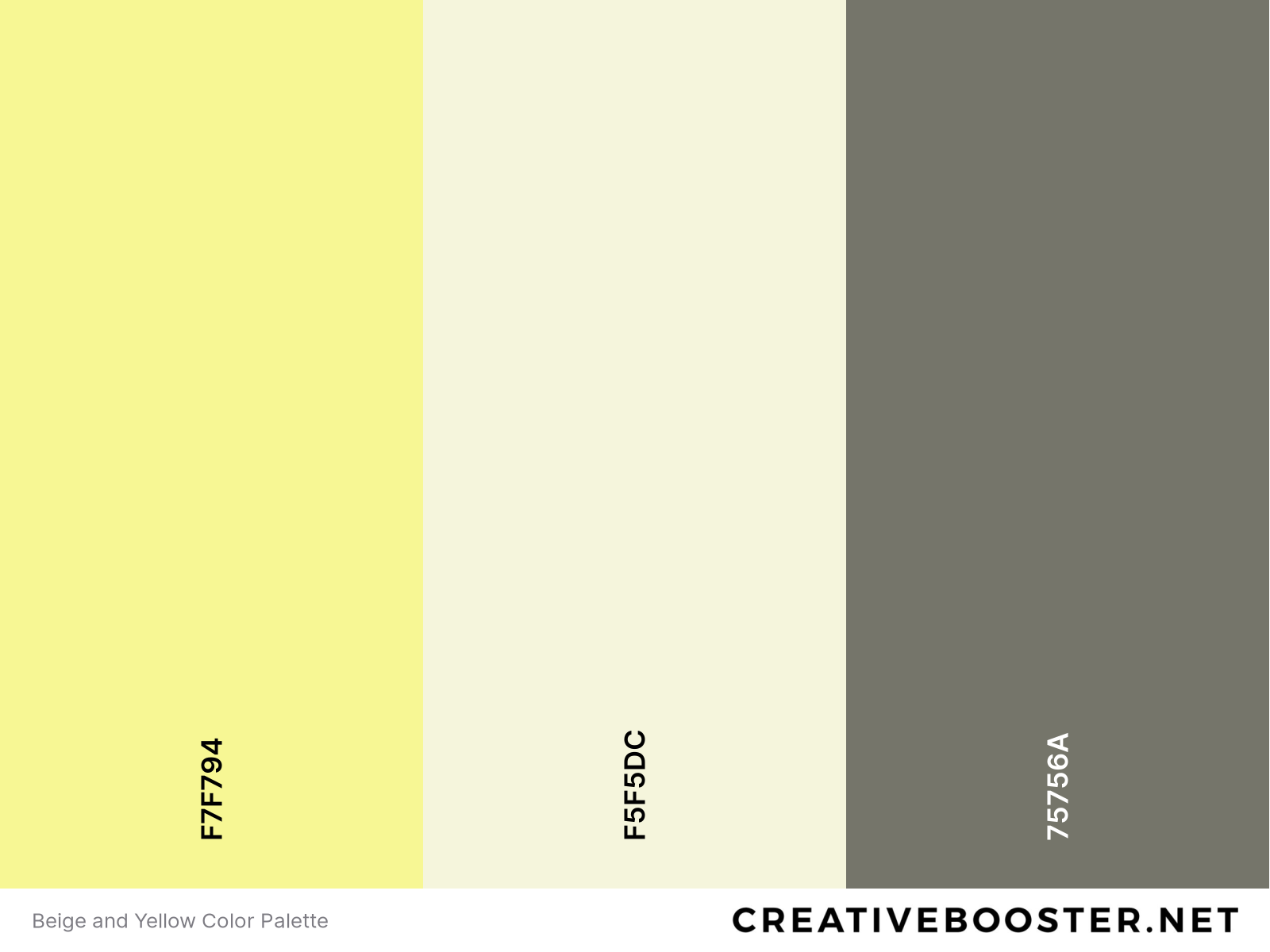 Beige and Yellow Color Palette