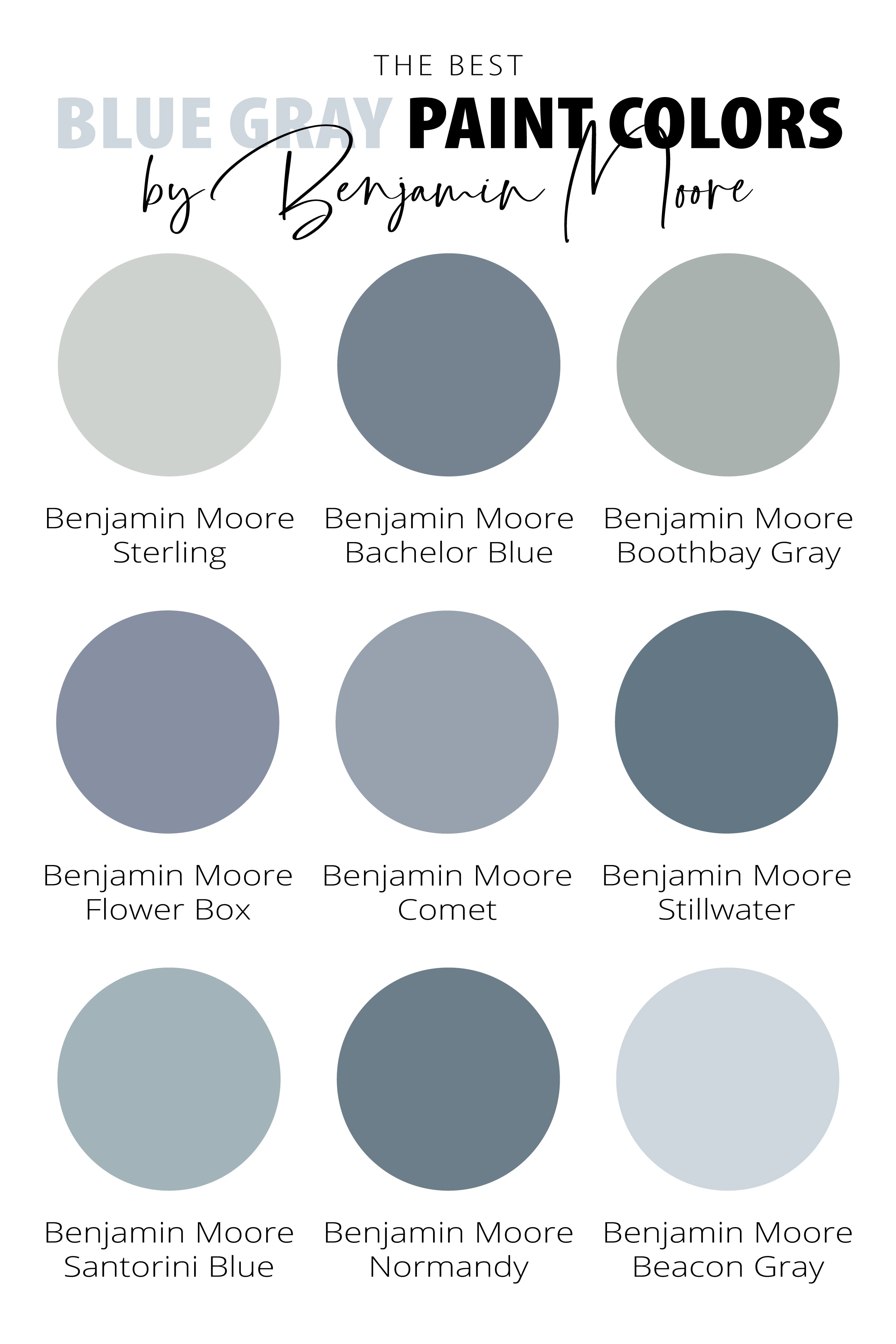 The 75+ Best Blue Gray Paint Colors for Home in 2023 (For Interior & E ...