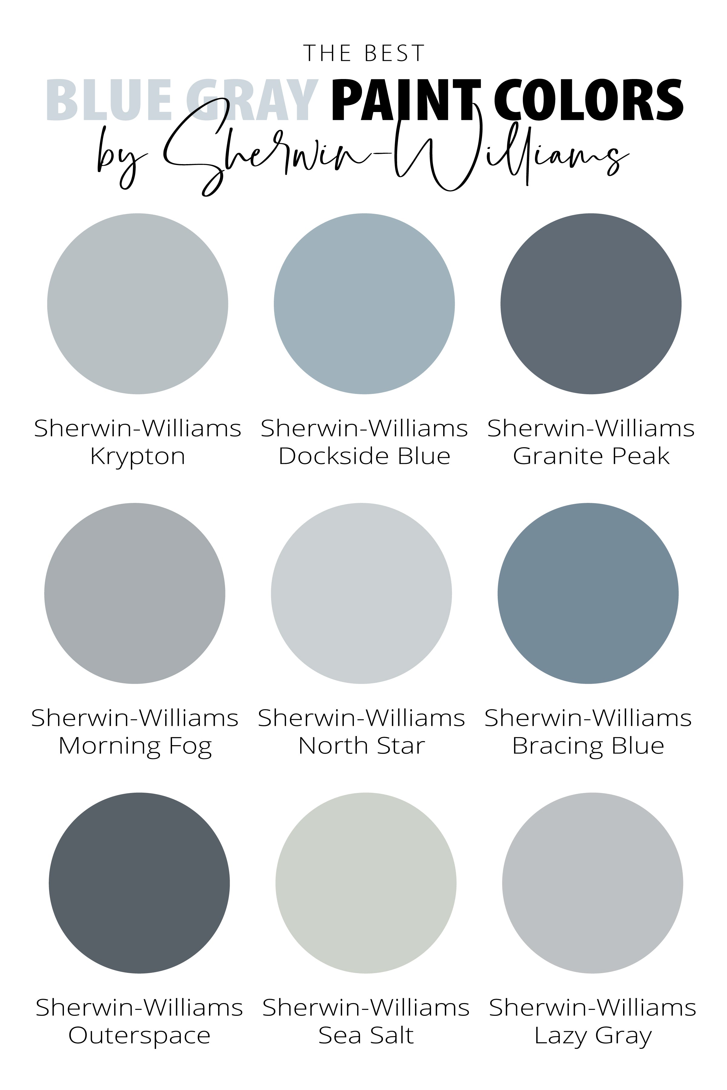 The 75+ Best Blue Gray Paint Colors for Home in 2023 (For Interior & E ...