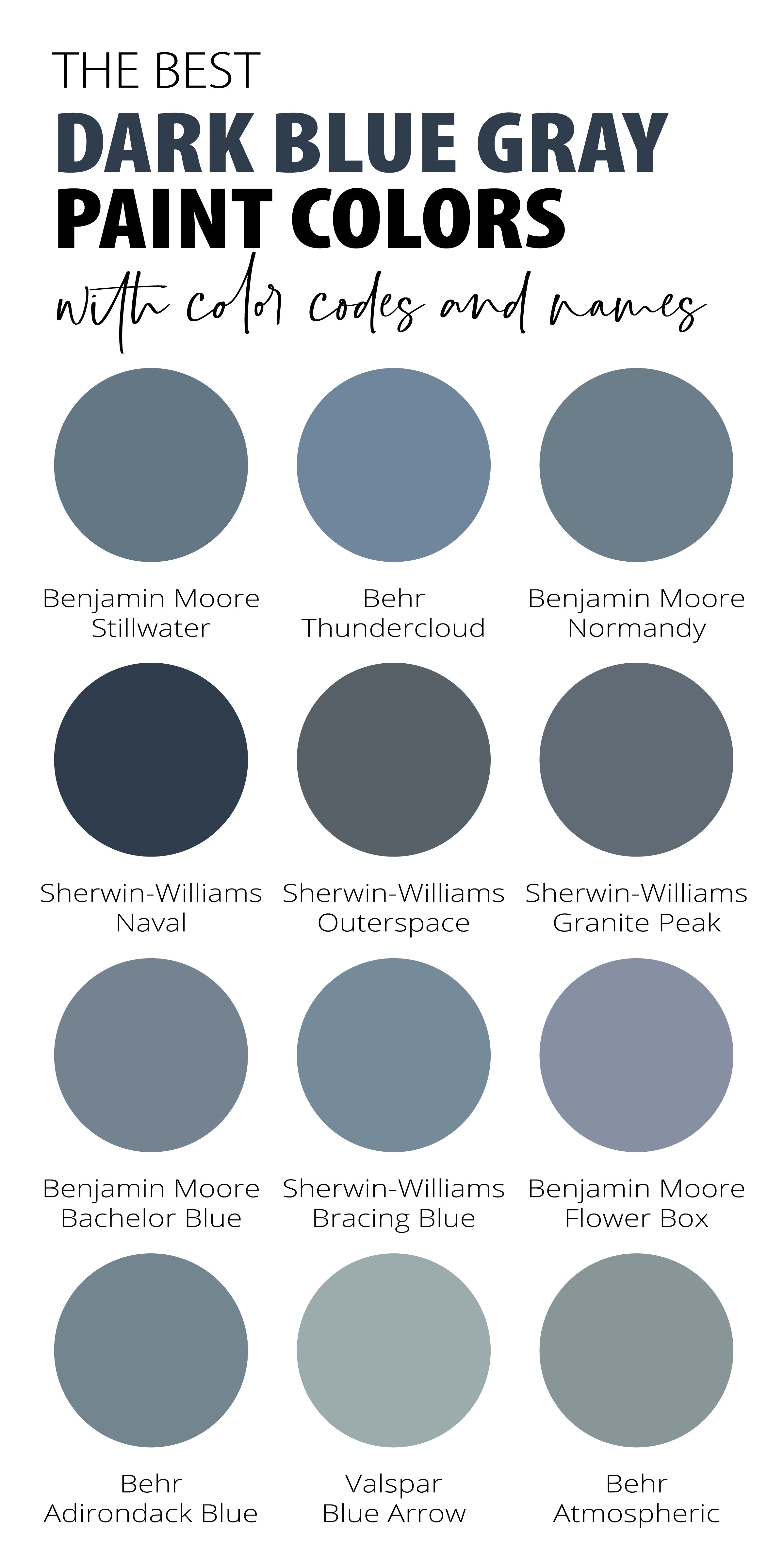 The 75+ Best Blue Gray Paint Colors for Home in 2023 (For Interior & E ...