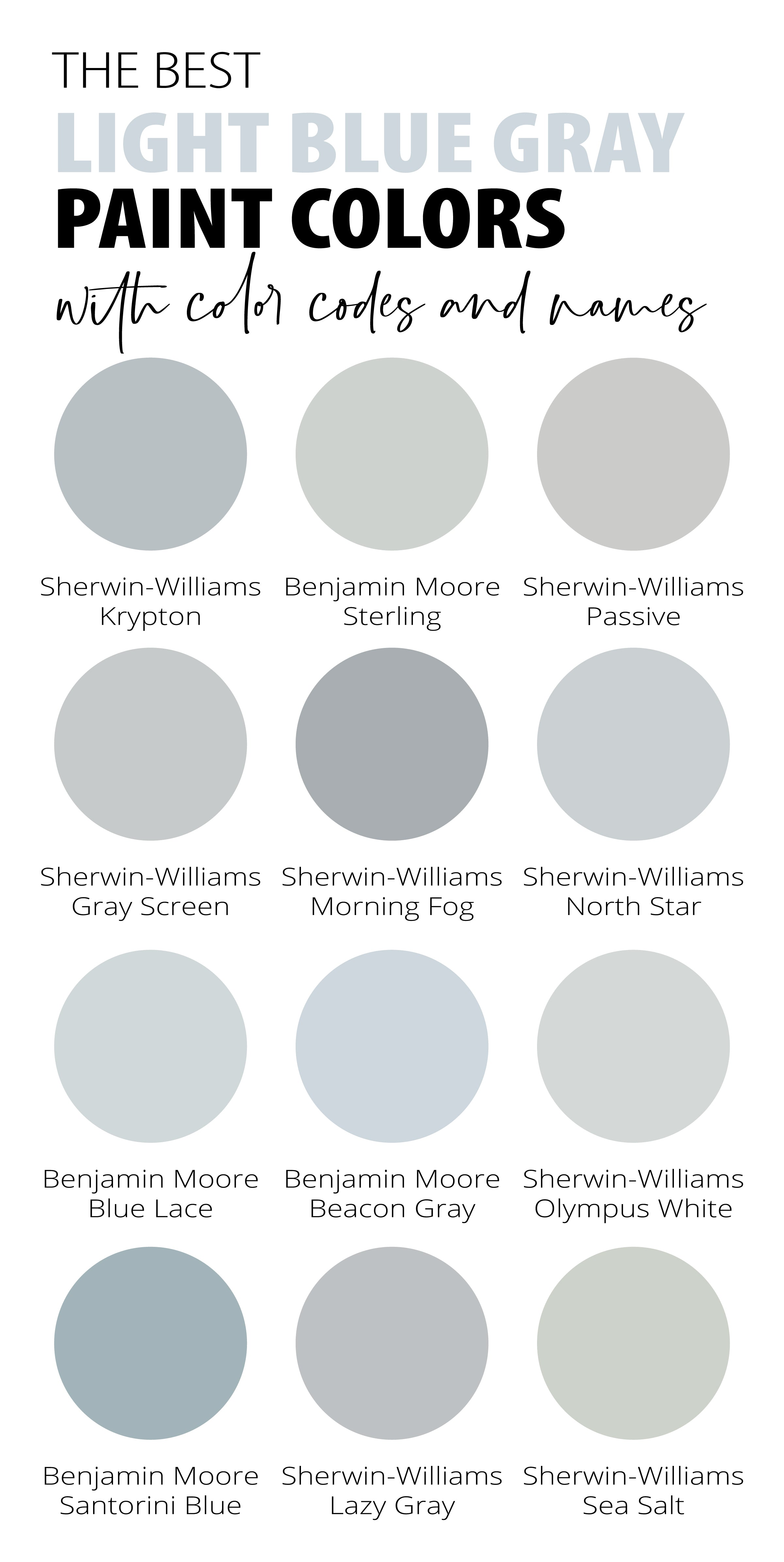 The Best Blue Gray Paint Colors – Love & Renovations