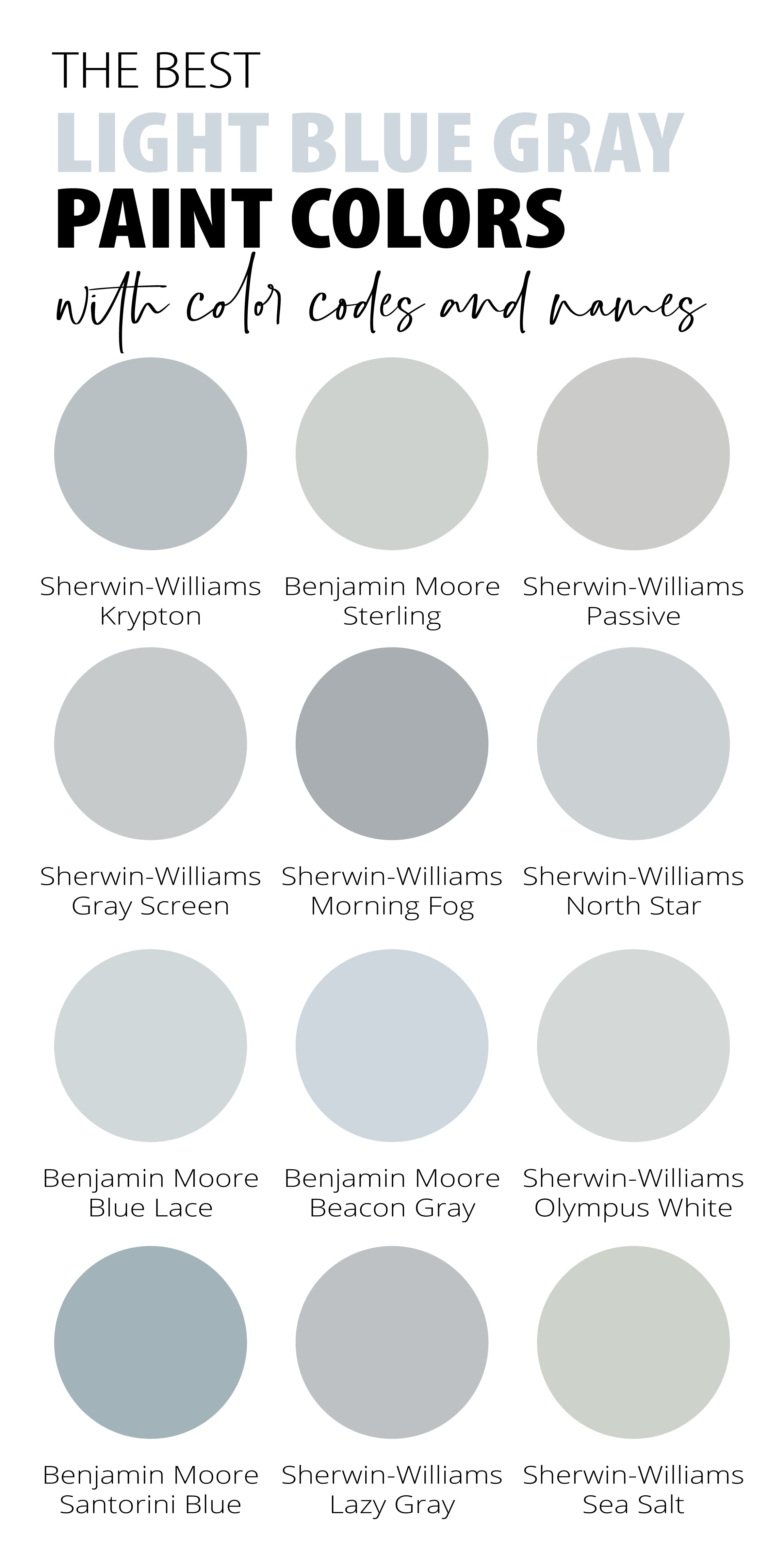 The 75+ Best Blue Gray Paint Colors for Home in 2024 (For Interior & E –  CreativeBooster