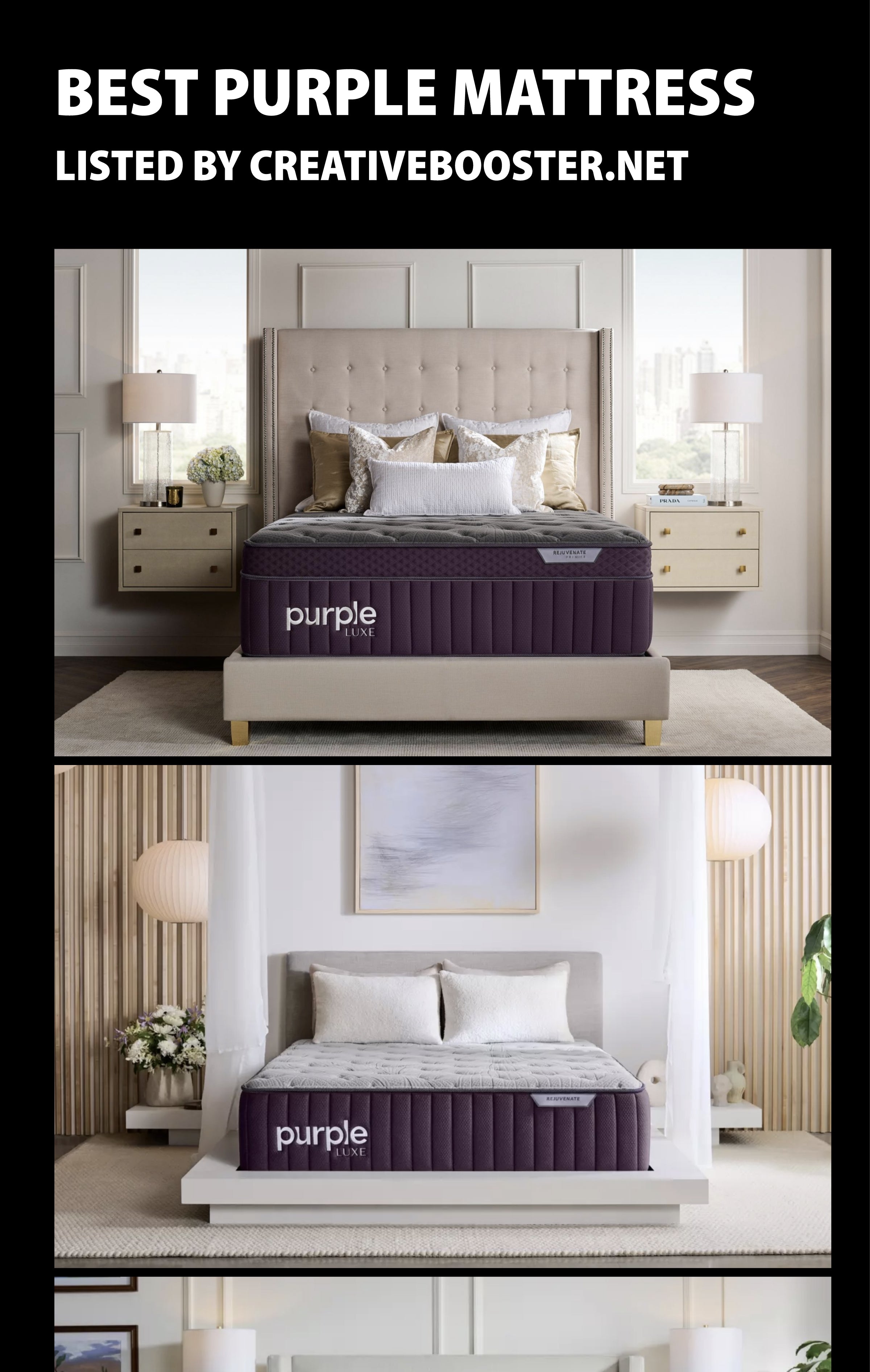 Best-Purple-Mattress-with-RejuvenatePremier-Rejuvenate-and-Restore-Pinterest-Tall