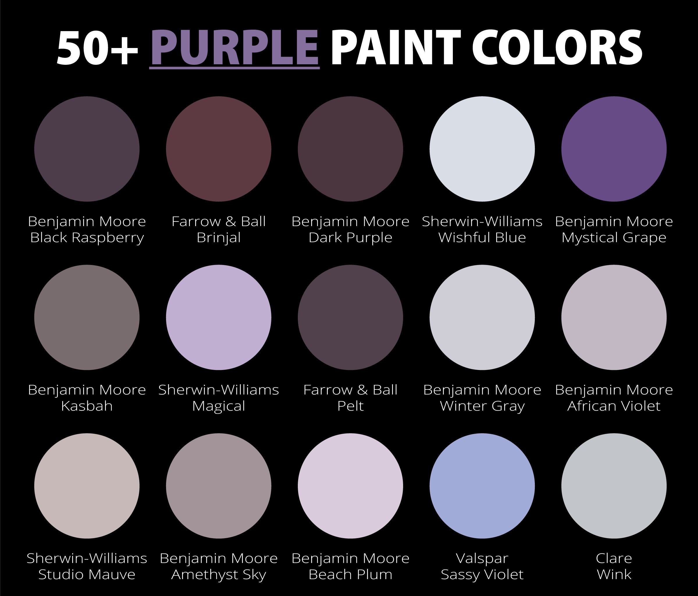 Best-Purple-Paint-Colors-Dark-Background