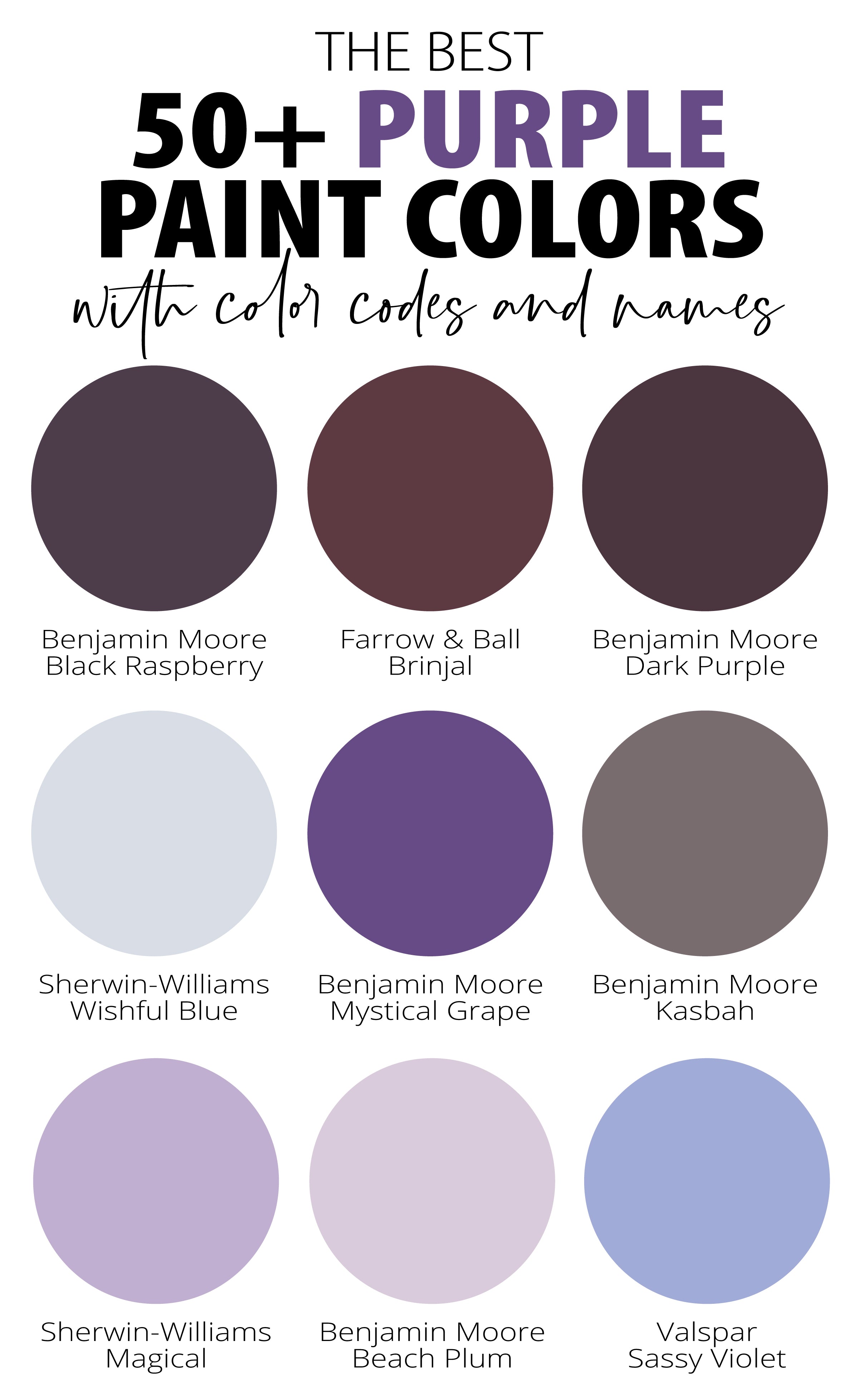 10 Best Purple Paint Colors for Walls - Pretty Purple Paint Shades