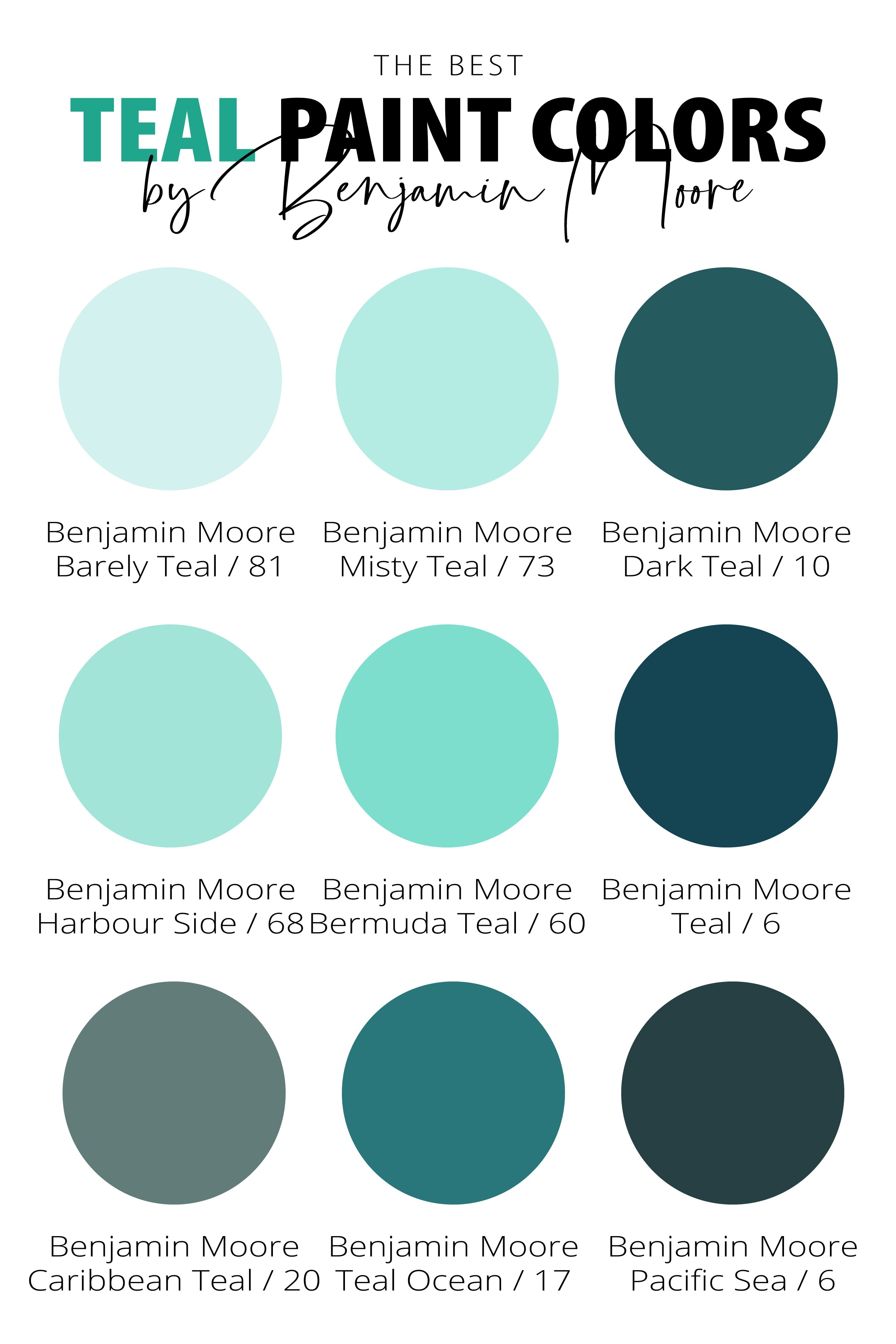 10+ Best Teal Paint Colors - Eye-Catching Teal Colors For Your Home