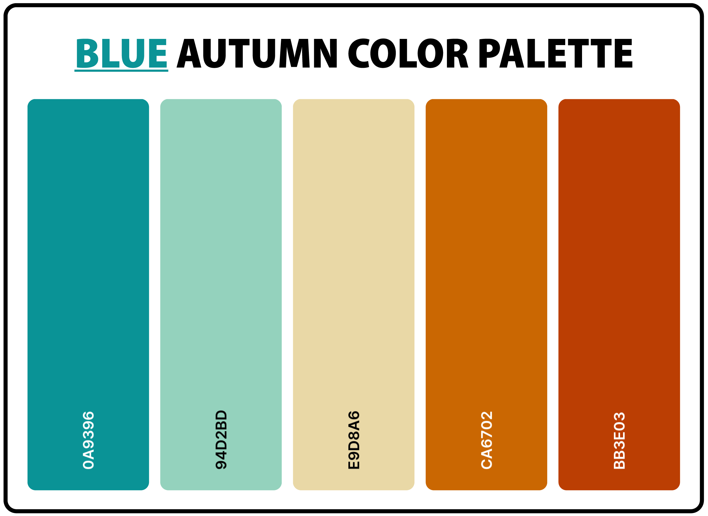 15 Blue Color Palette Inspirations with Names & hex Codes! – Inside Colors