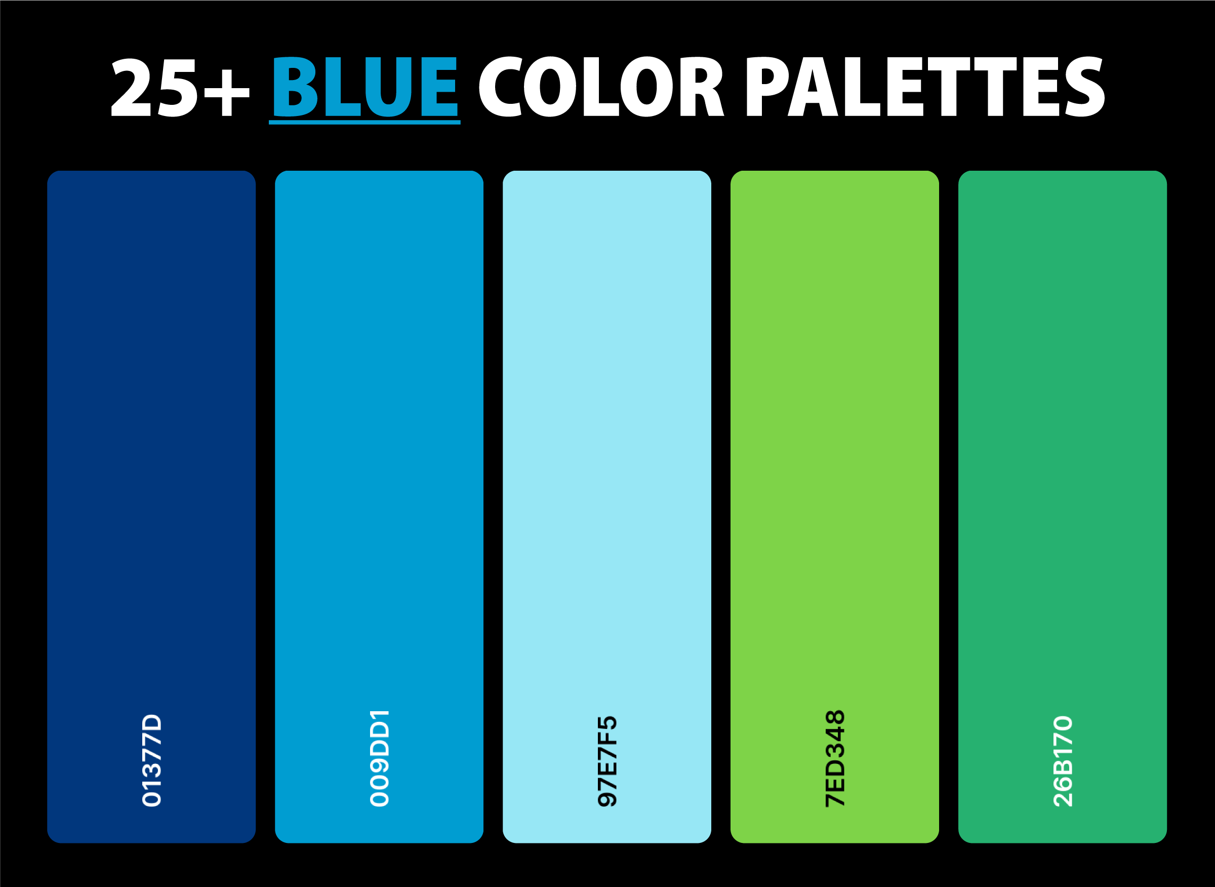 15 Blue Color Palette Inspirations with Names & hex Codes! – Inside Colors