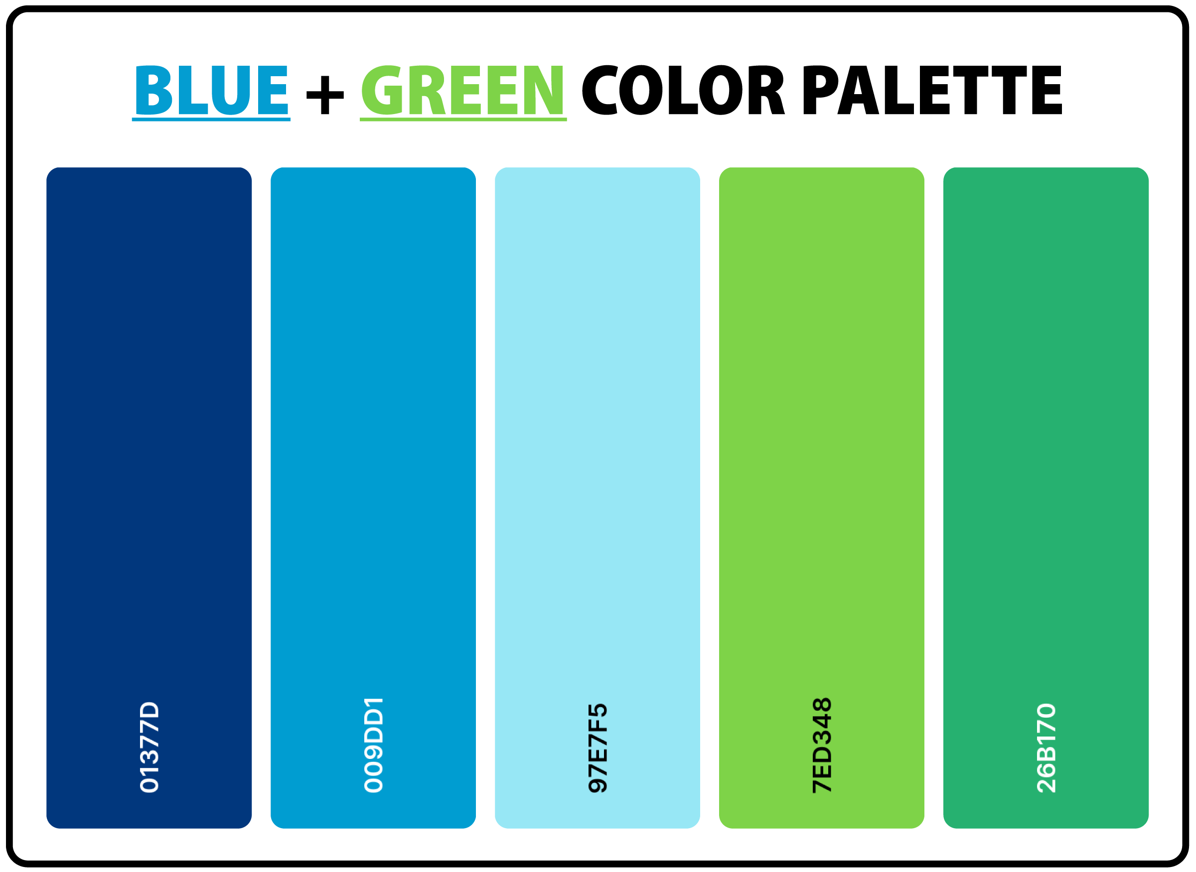 27 Best Blue Color Palettes with Names & Hex Codes – CreativeBooster