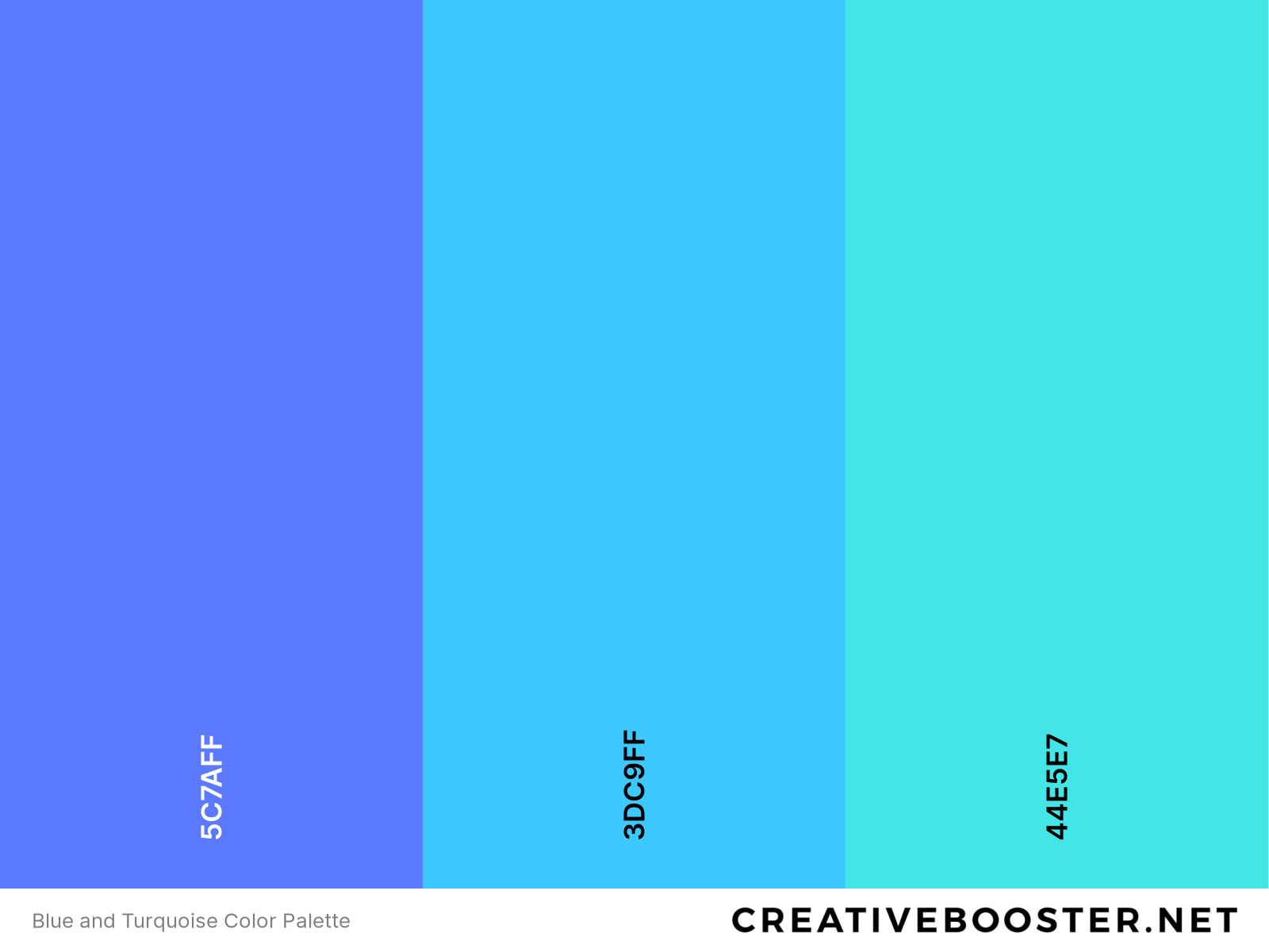 Blue and Turquoise Color Palette