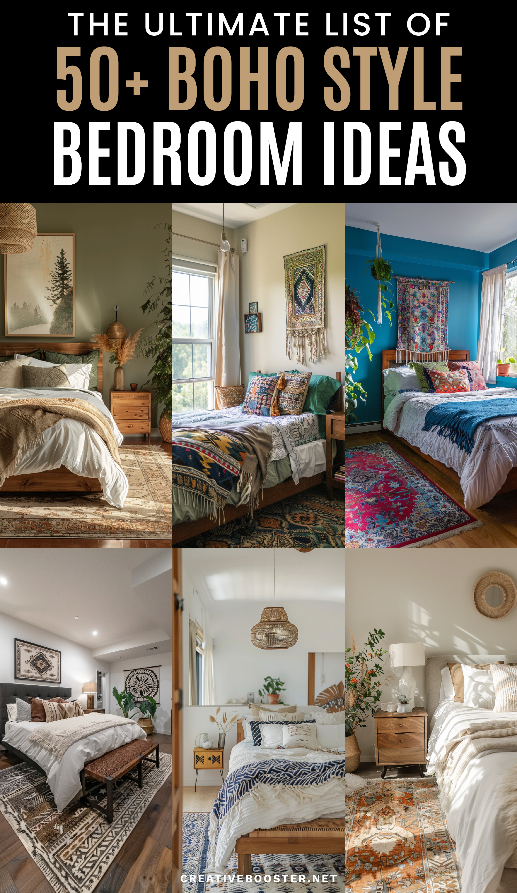 Boho-Bedroom-Ideas-(Home-Decoration-and-Design-Inspiration) Own Tall