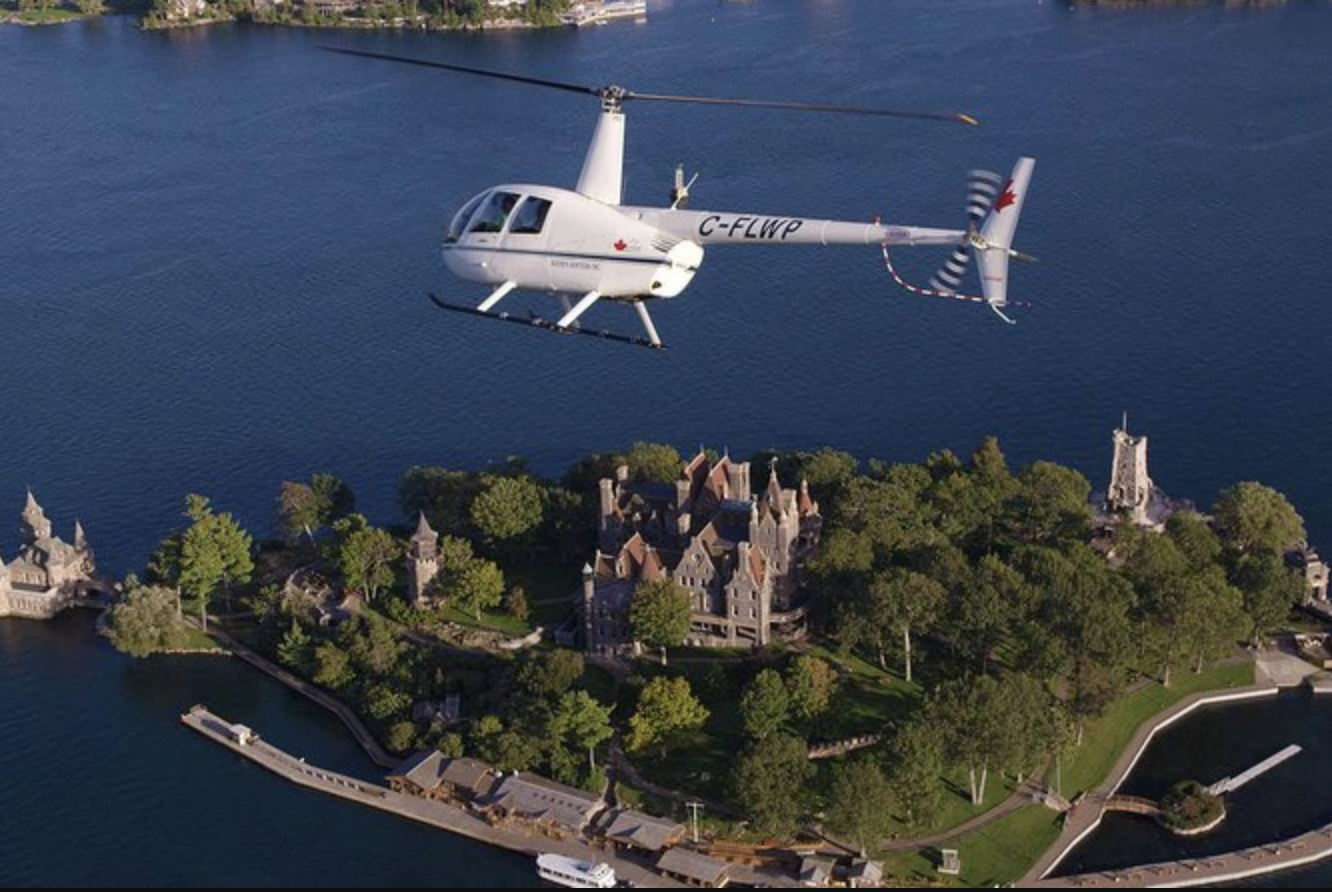 Boldt Castle and Thousand Islands Helicopter Tour