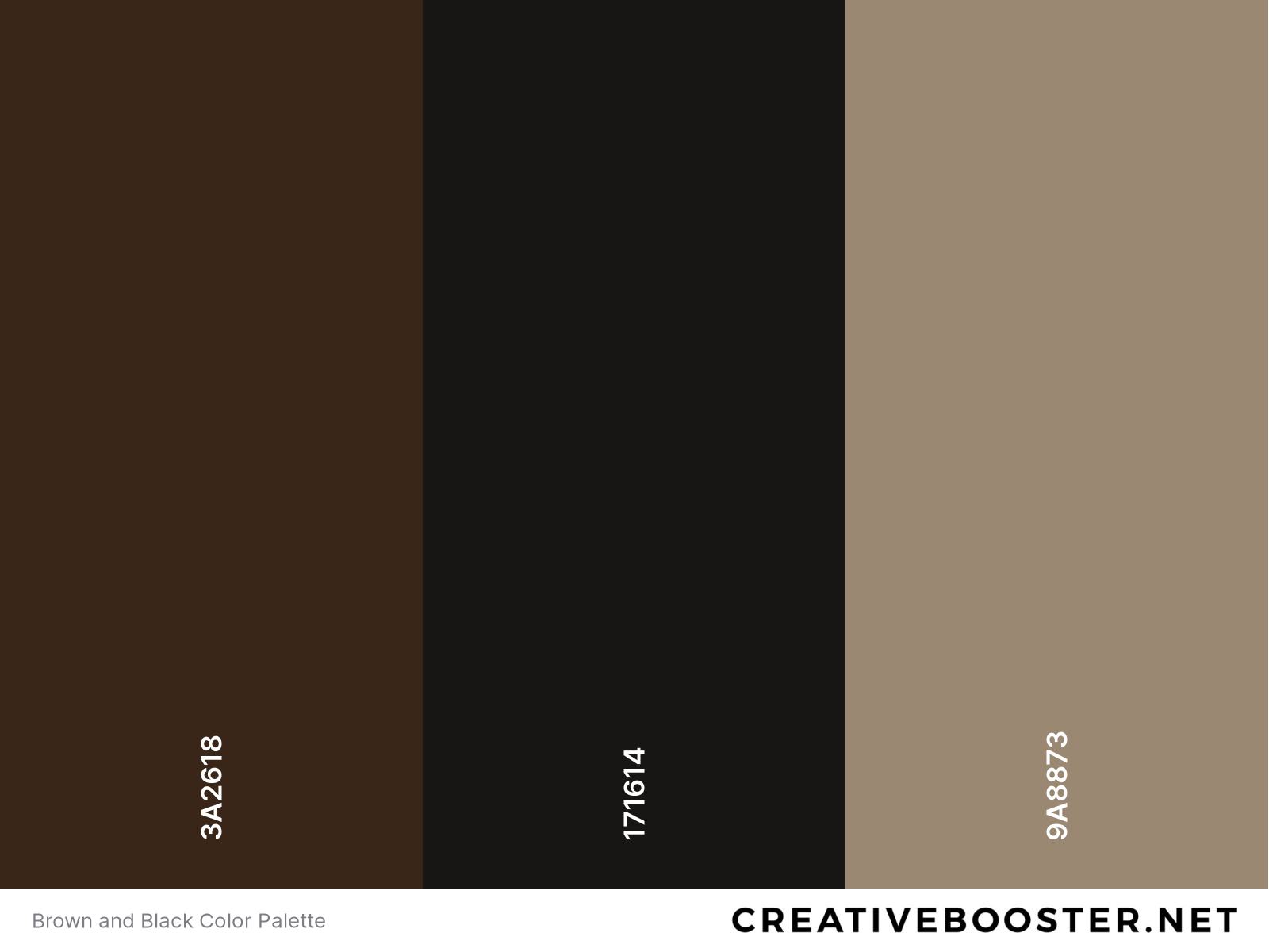 Brown and Black Color Palette