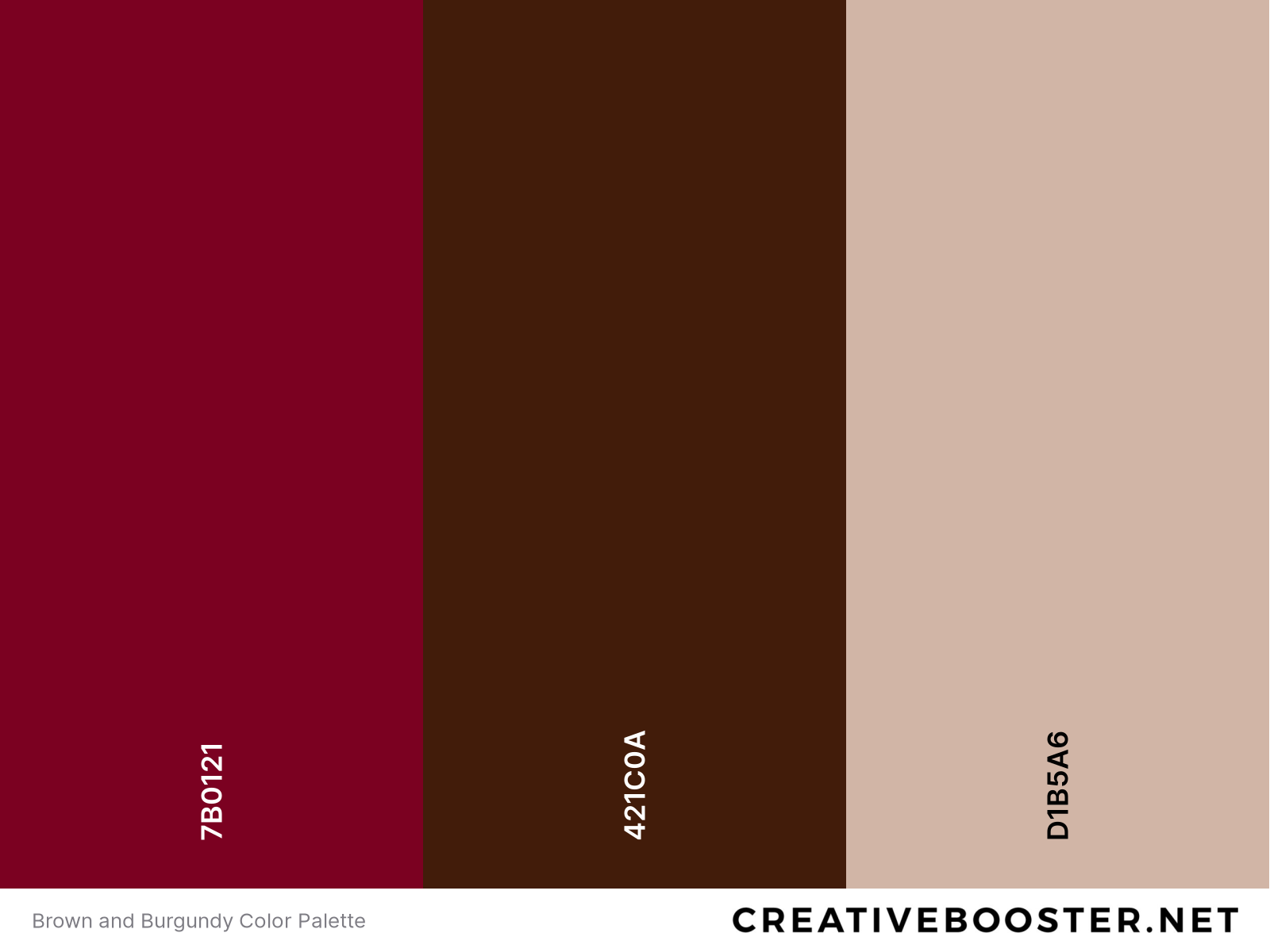 Brown and Burgundy Color Palette