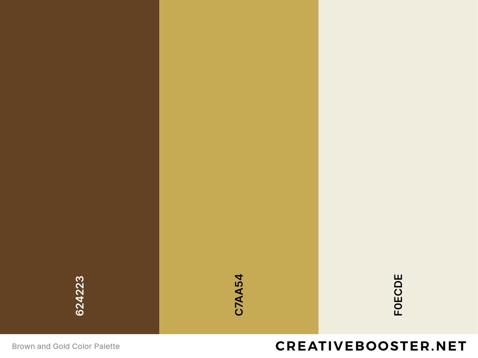 Brown and Gold Color Palette