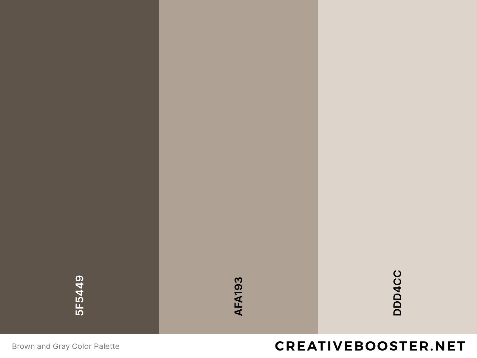 Brown and Gray Color Palette