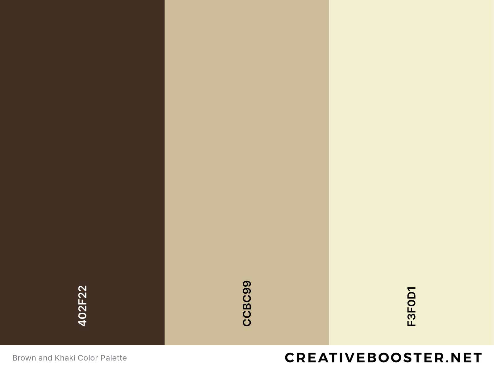 Brown and Khaki Color Palette