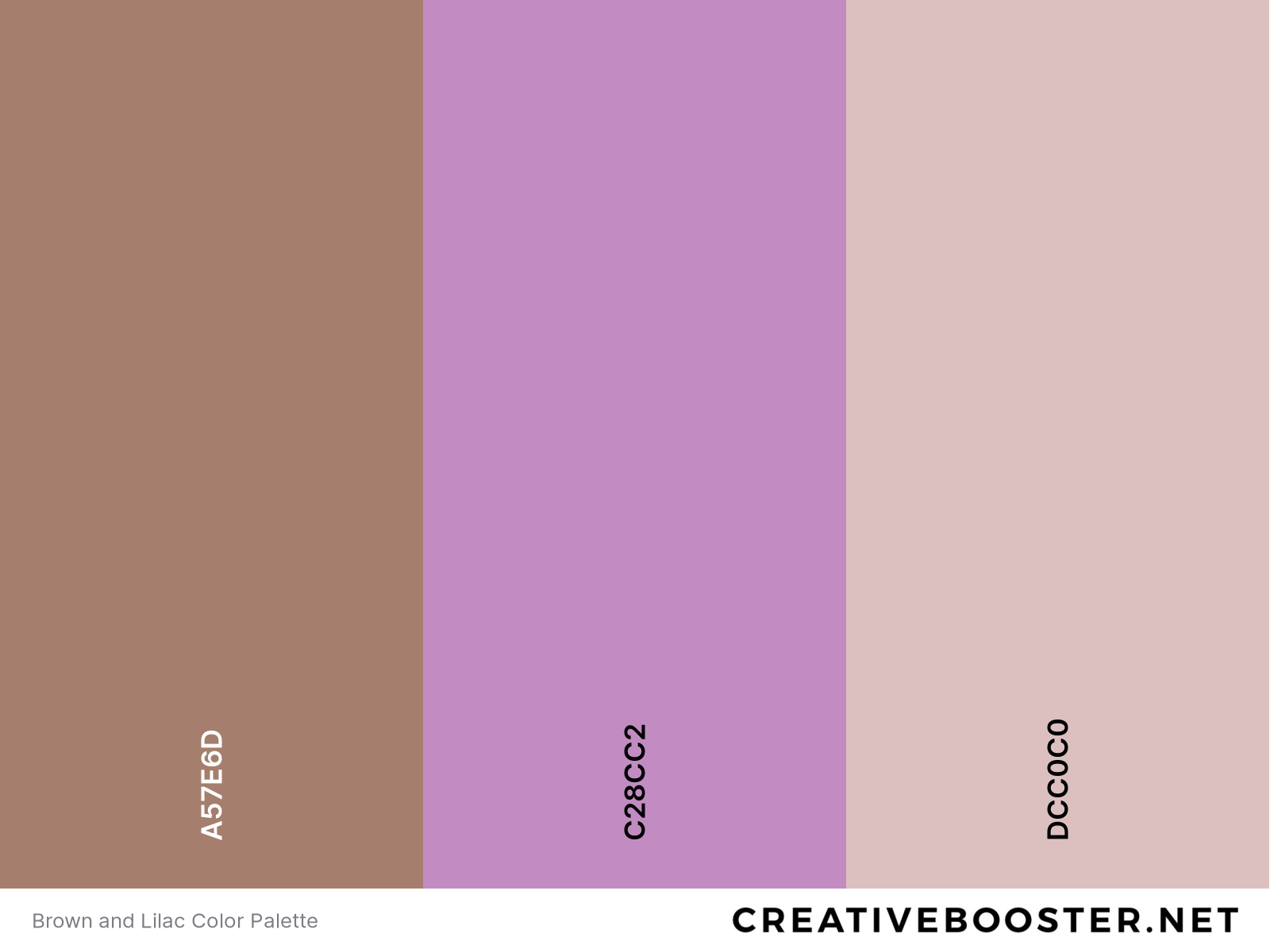 Brown and Lilac Color Palette