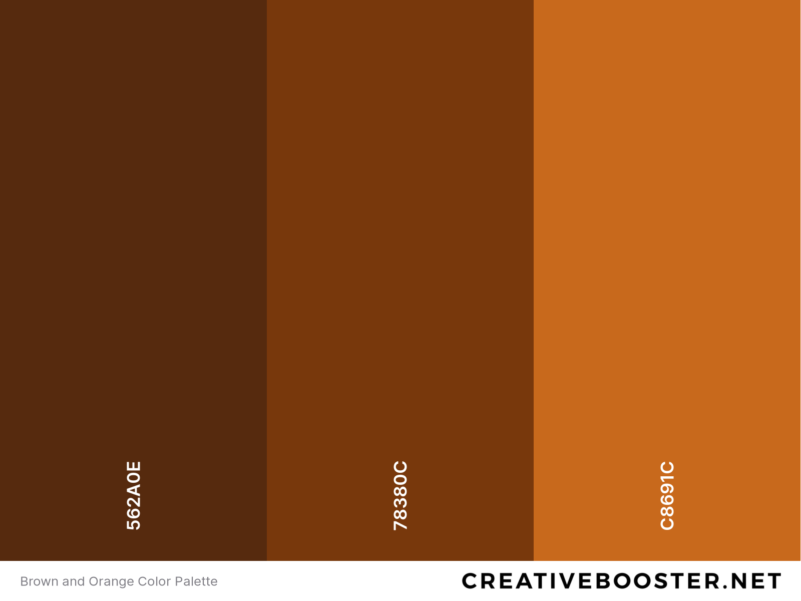 Brown and Orange Color Palette