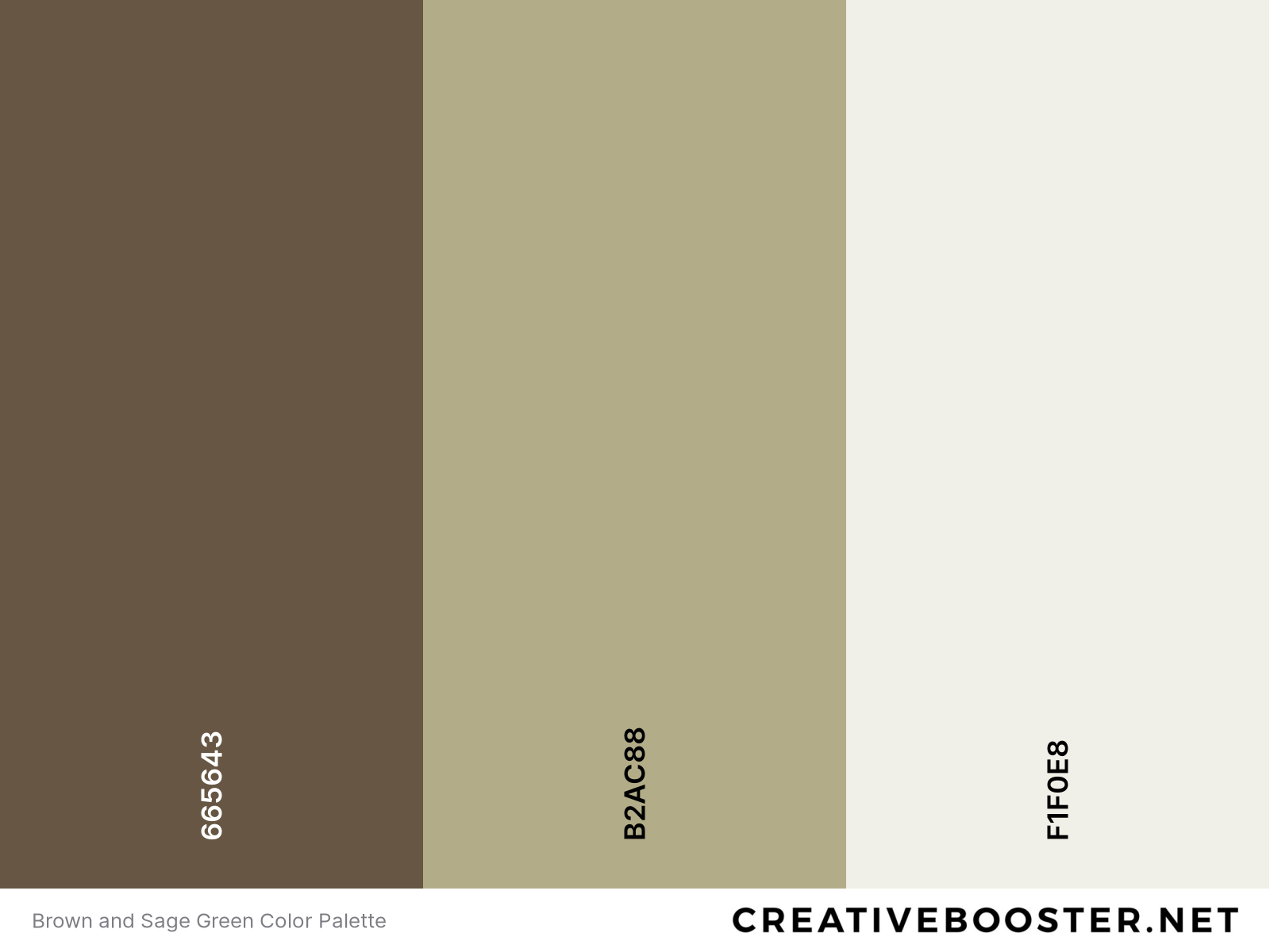 Brown and Sage Green Color Palette